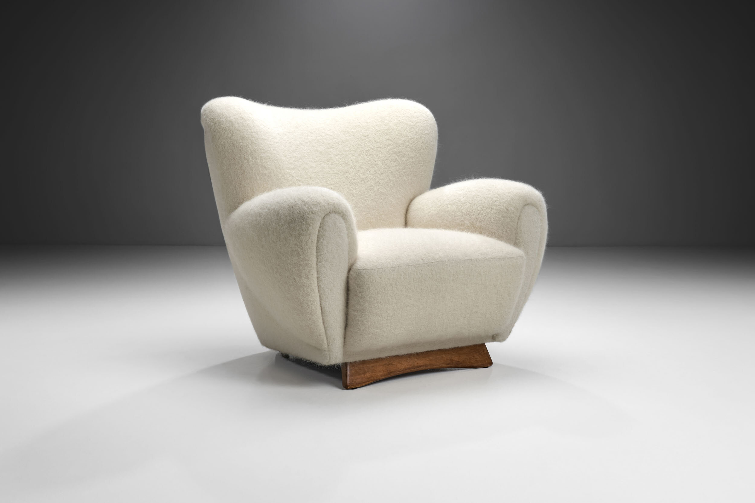 Scandinavian Cabinetmaker Lounge Chair, Scandinavia 1940s (sold)