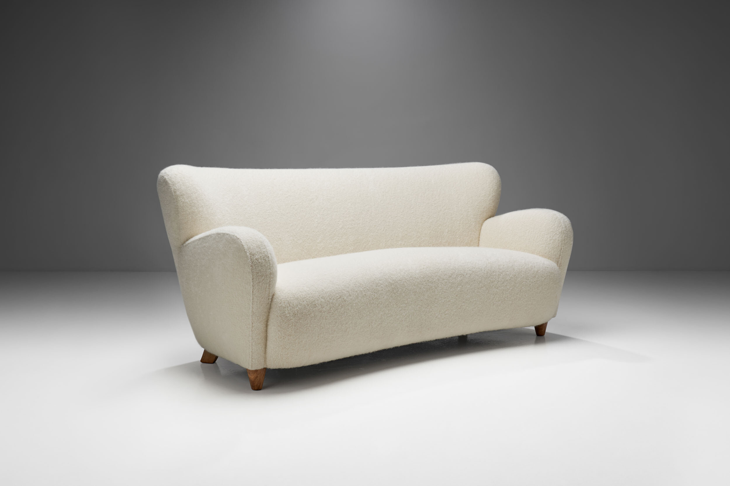 Mid-Century Finnish Cabinetmaker Sofa, Finland ca 1950s (sold)