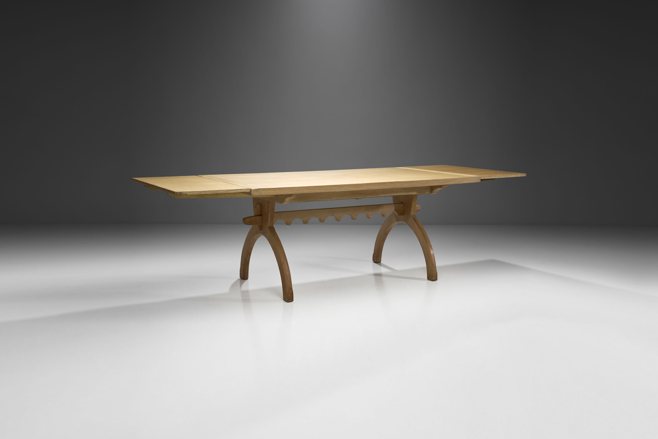 Scandinavian Oak Dining Table, Scandinavia ca 1950s (sold)