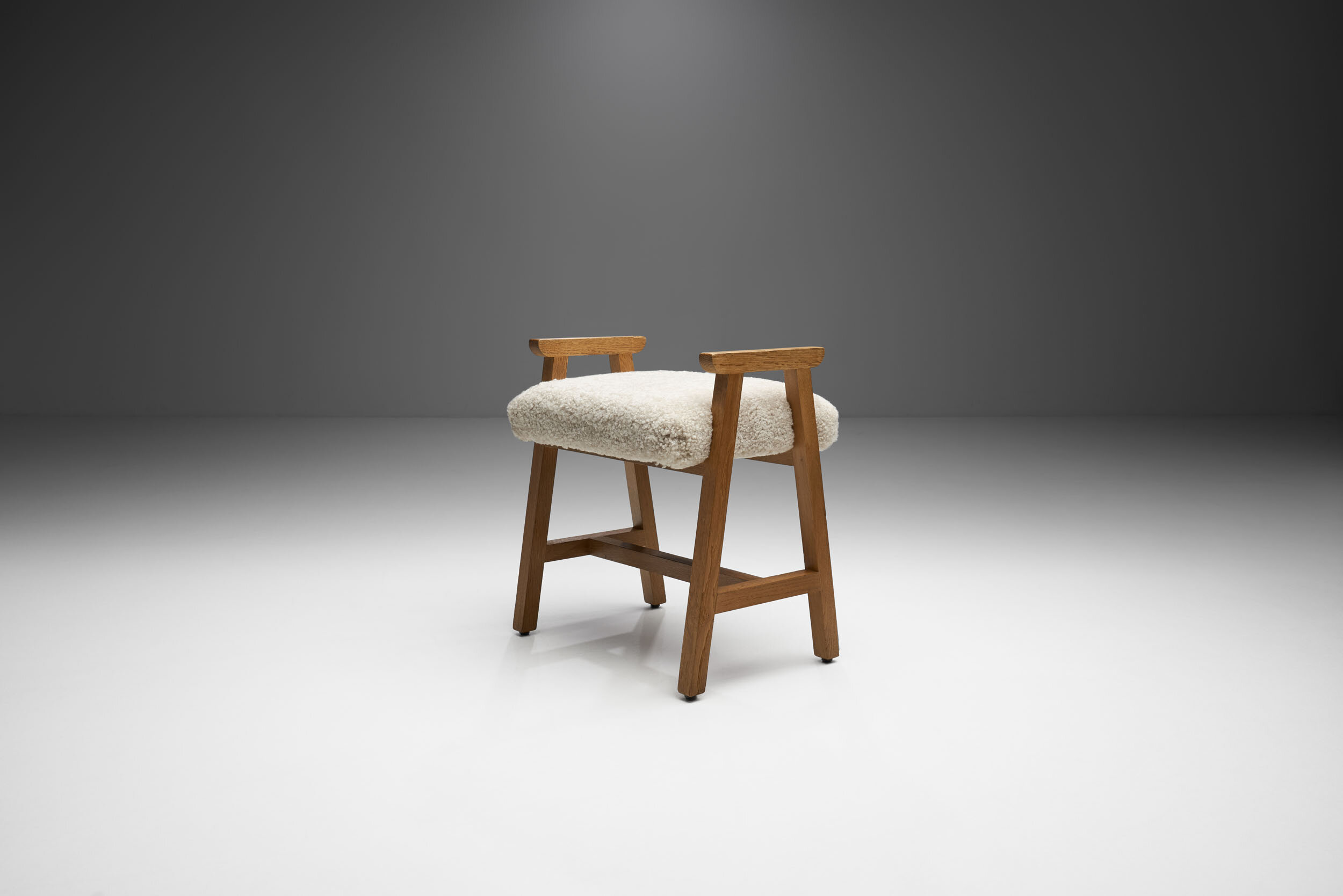 “Grégoire” Tabouret by Guillerme et Chambron for Votre Maison, France 1960s  (sold)