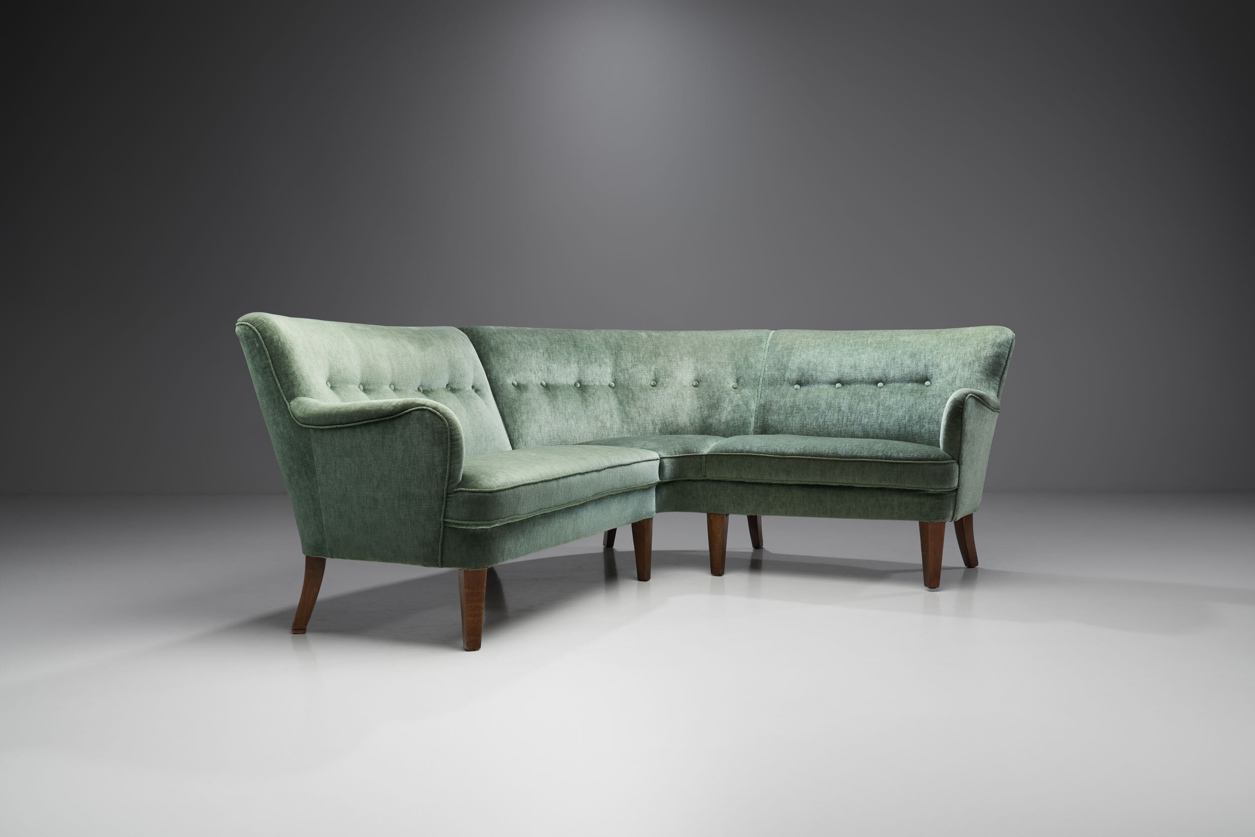 Orla Mølgaard-Nielsen Corner Sofa for Fritz Hansen, Denmark 1940s (sold)