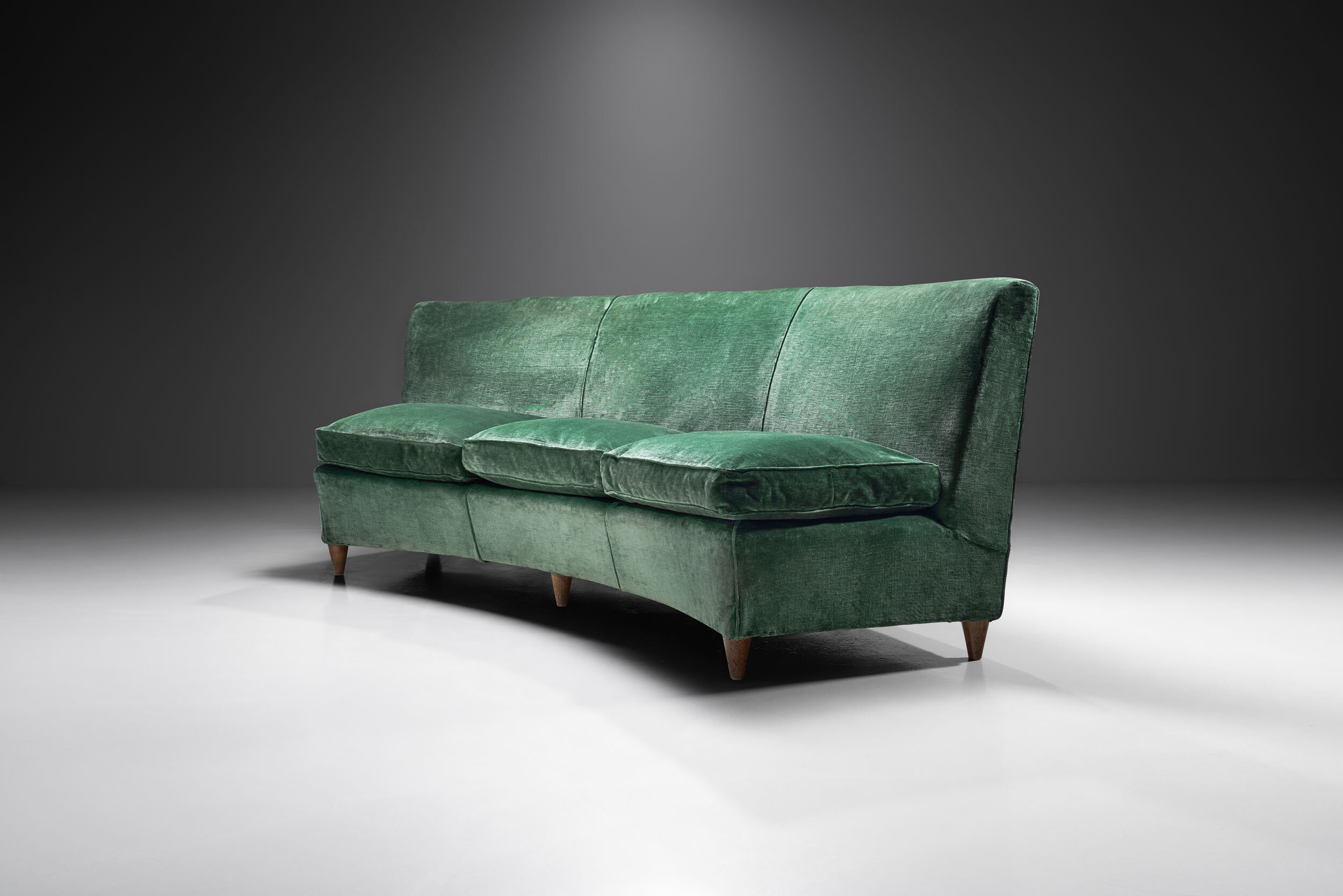Italian Mid-Century Three-Seater Sofa, Italy 1950s