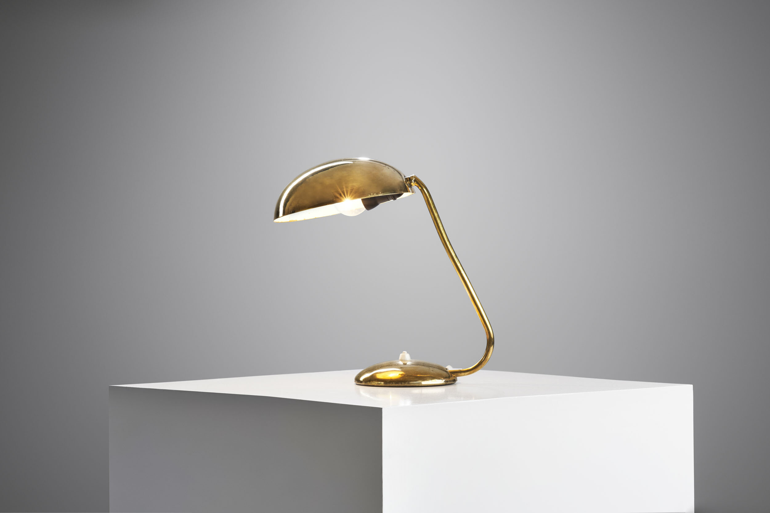 Mid-Century Model “2433” Brass Desk Lamp by Valinte Oy, Finland 1950s (sold)