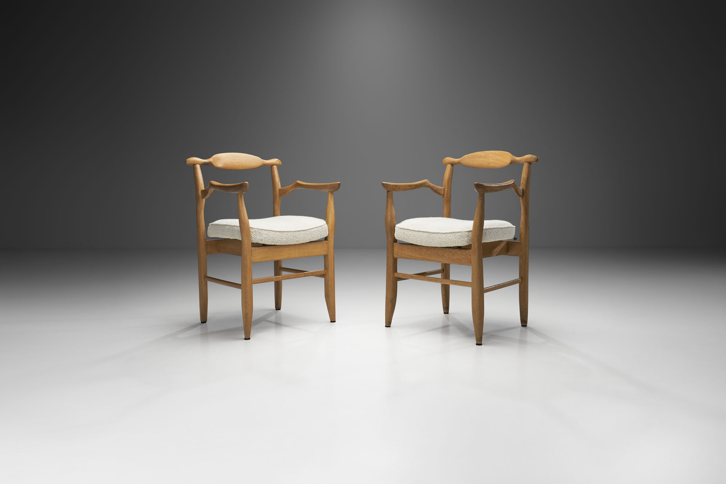 Guillerme et Chambron “Bridge Fumay” Dining Chairs for Votre Maison, France 1960s (sold)