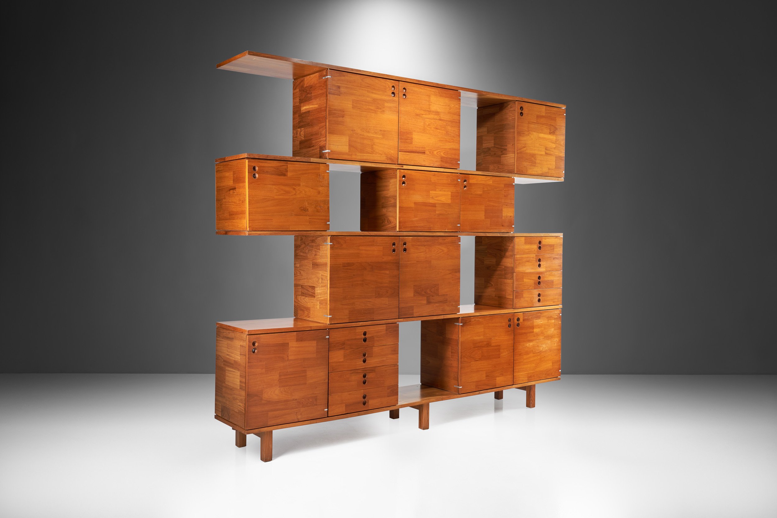 Jorge Zalszupin Modular Shelving System for L’Atelier, Brazil 1960s (sold)