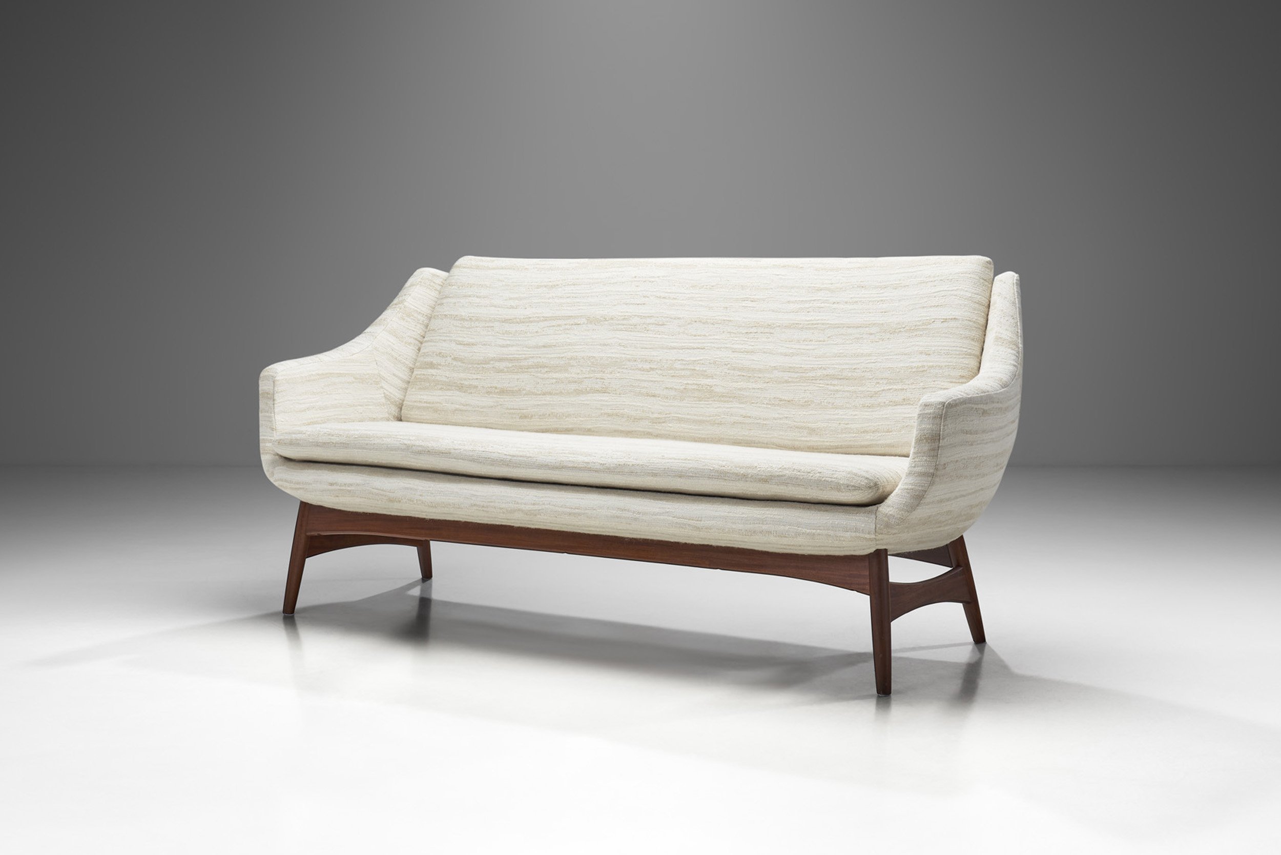 Swedish Mid-Century Sofa with Structural Legs, Sweden 1960s