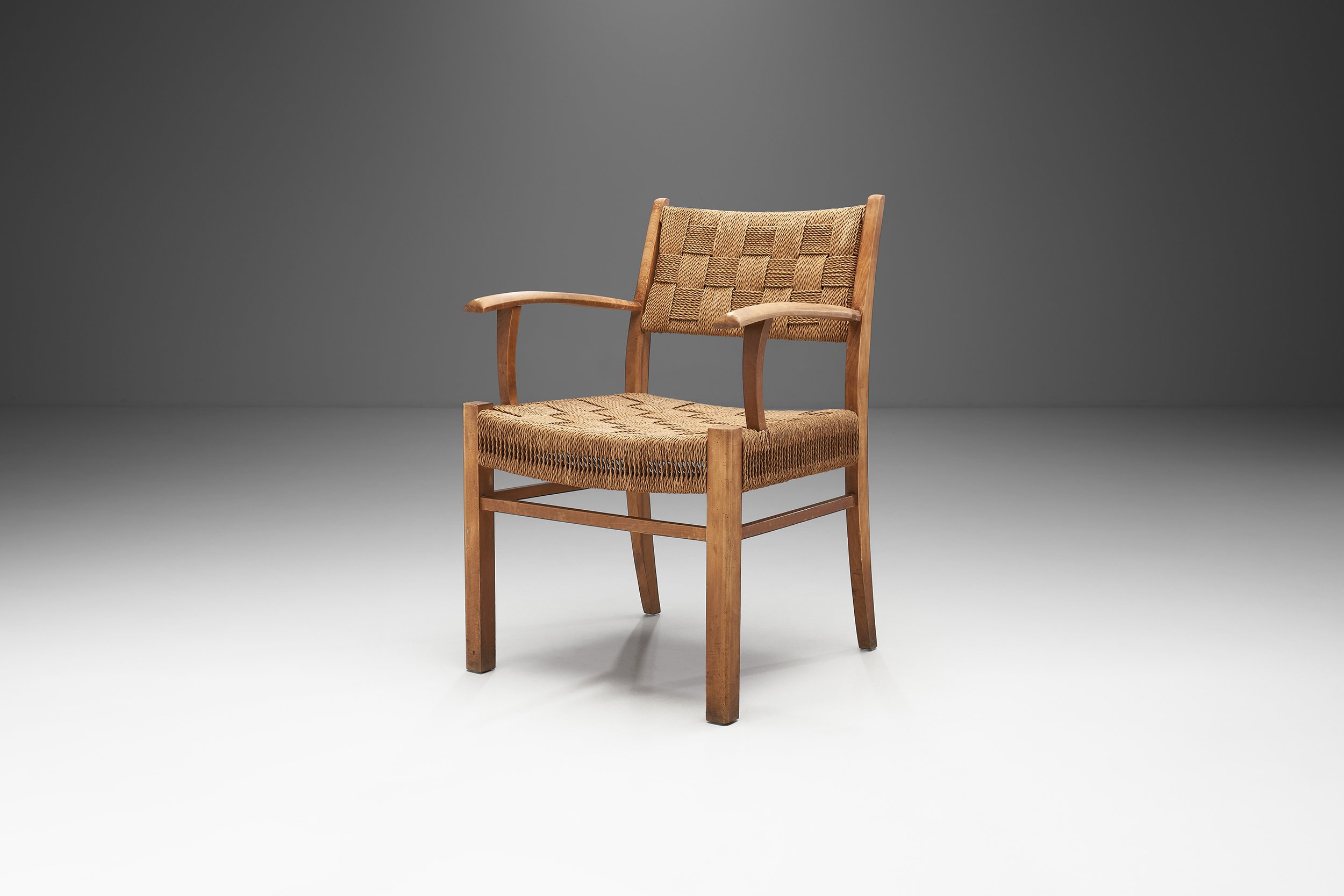 Frits Schlegel Beech Armchair for Fritz Hansen, Denmark 1940s (sold)