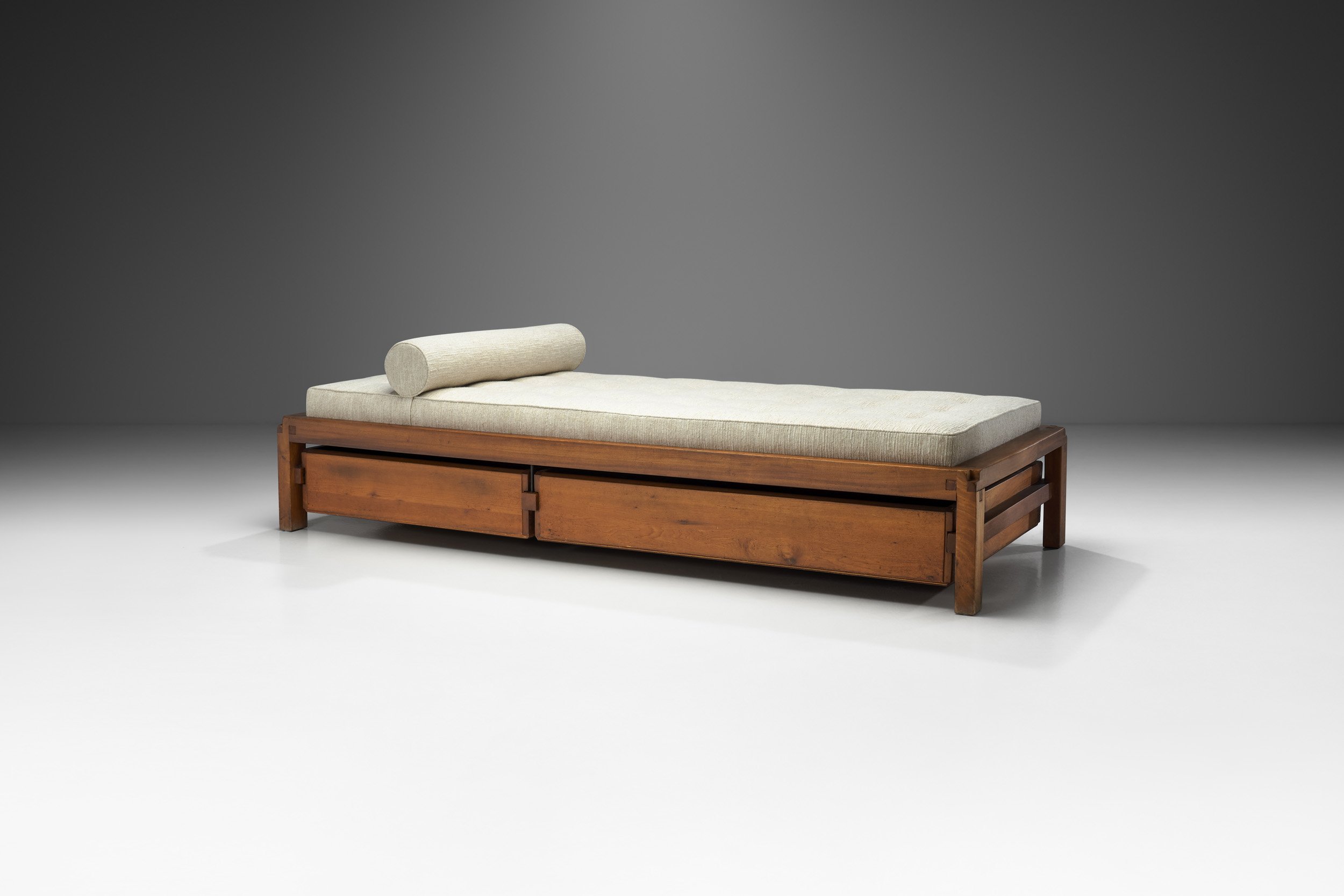 Pierre Chapo "L03" Solid Elm Daybed, France 1960s (sold)
