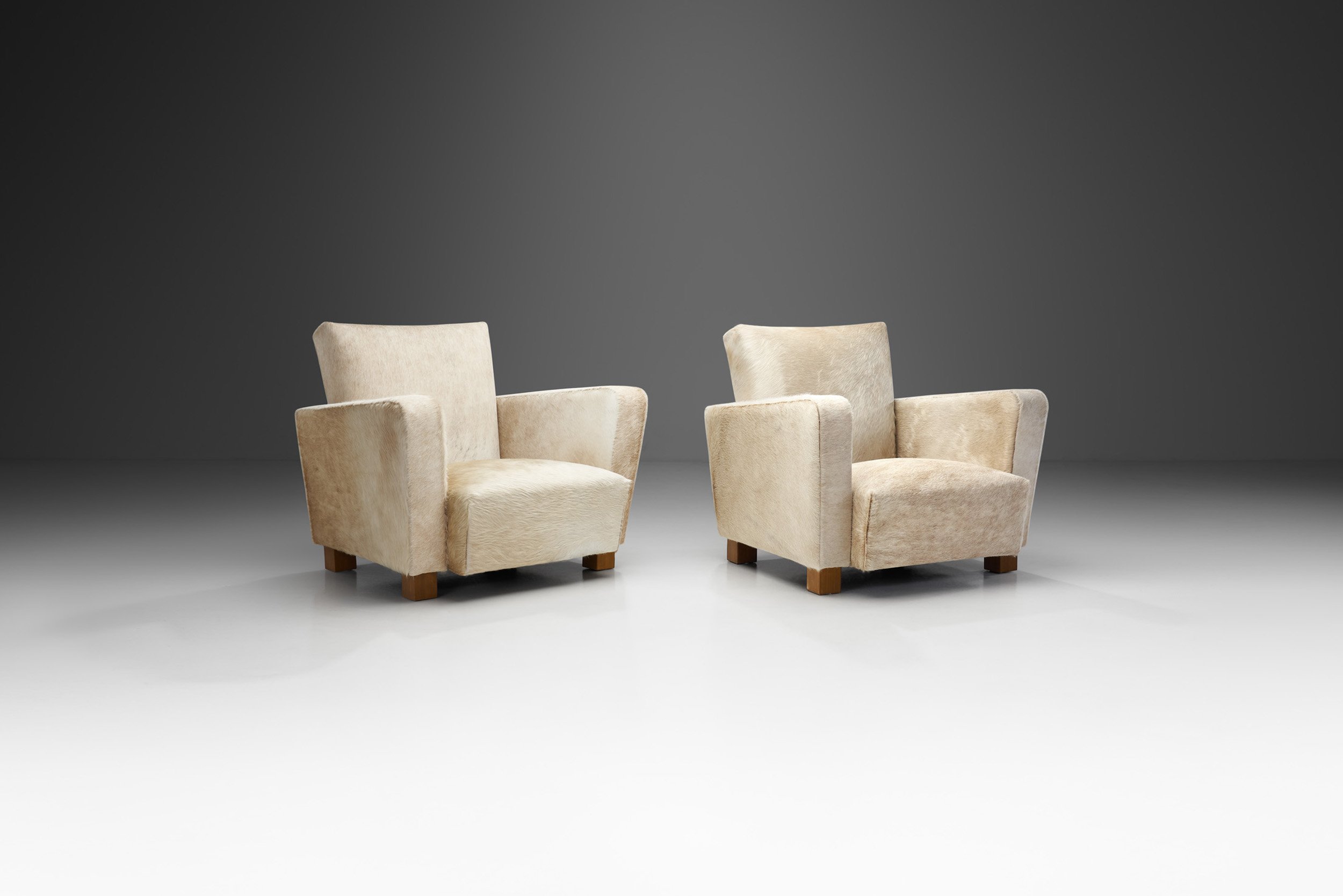 Scandinavian Early Mid-Century Modern Armchairs, Scandinavia 1930s (sold)