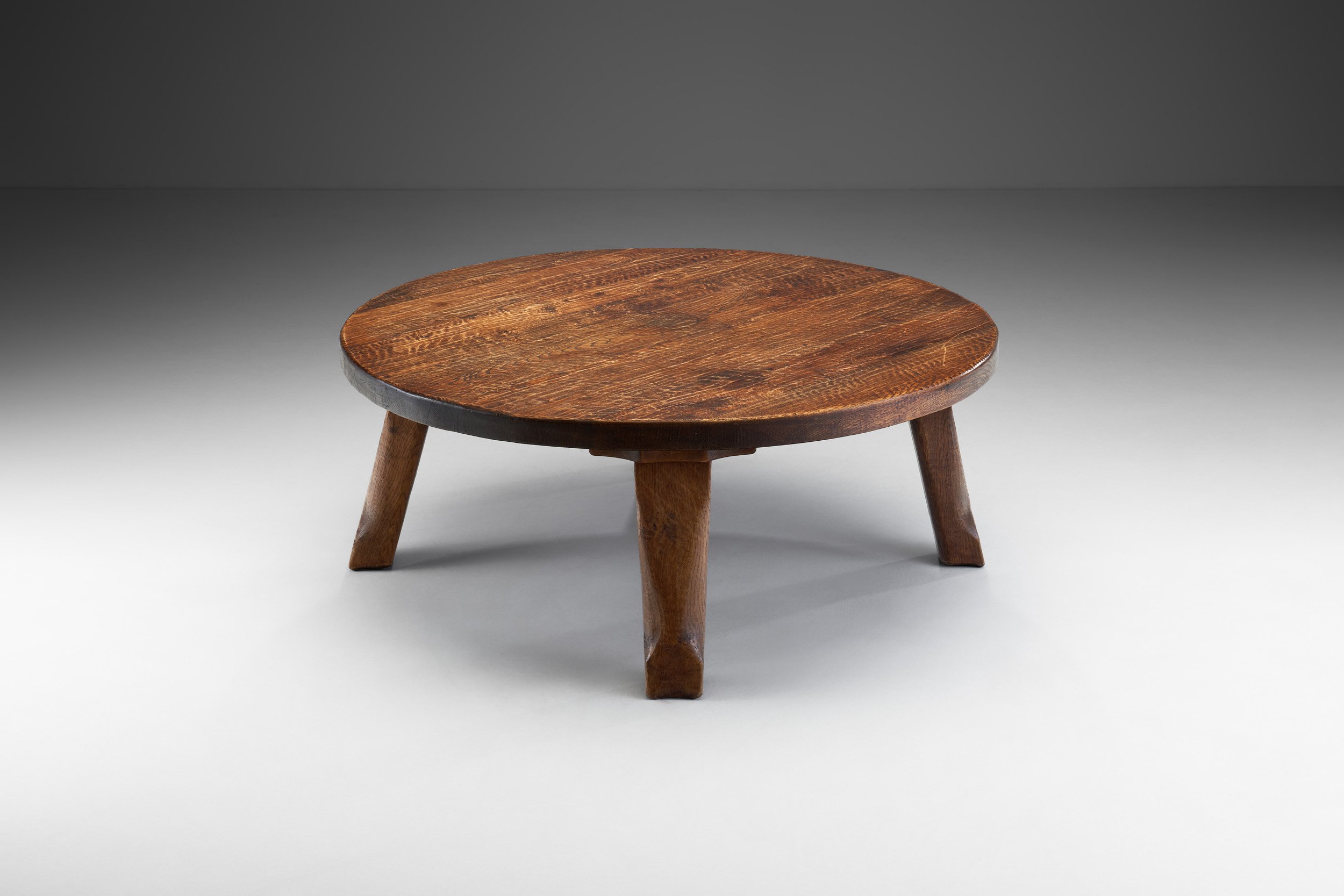 Mid-Century Modern Oak Coffee Table, Europe 1960s (sold)