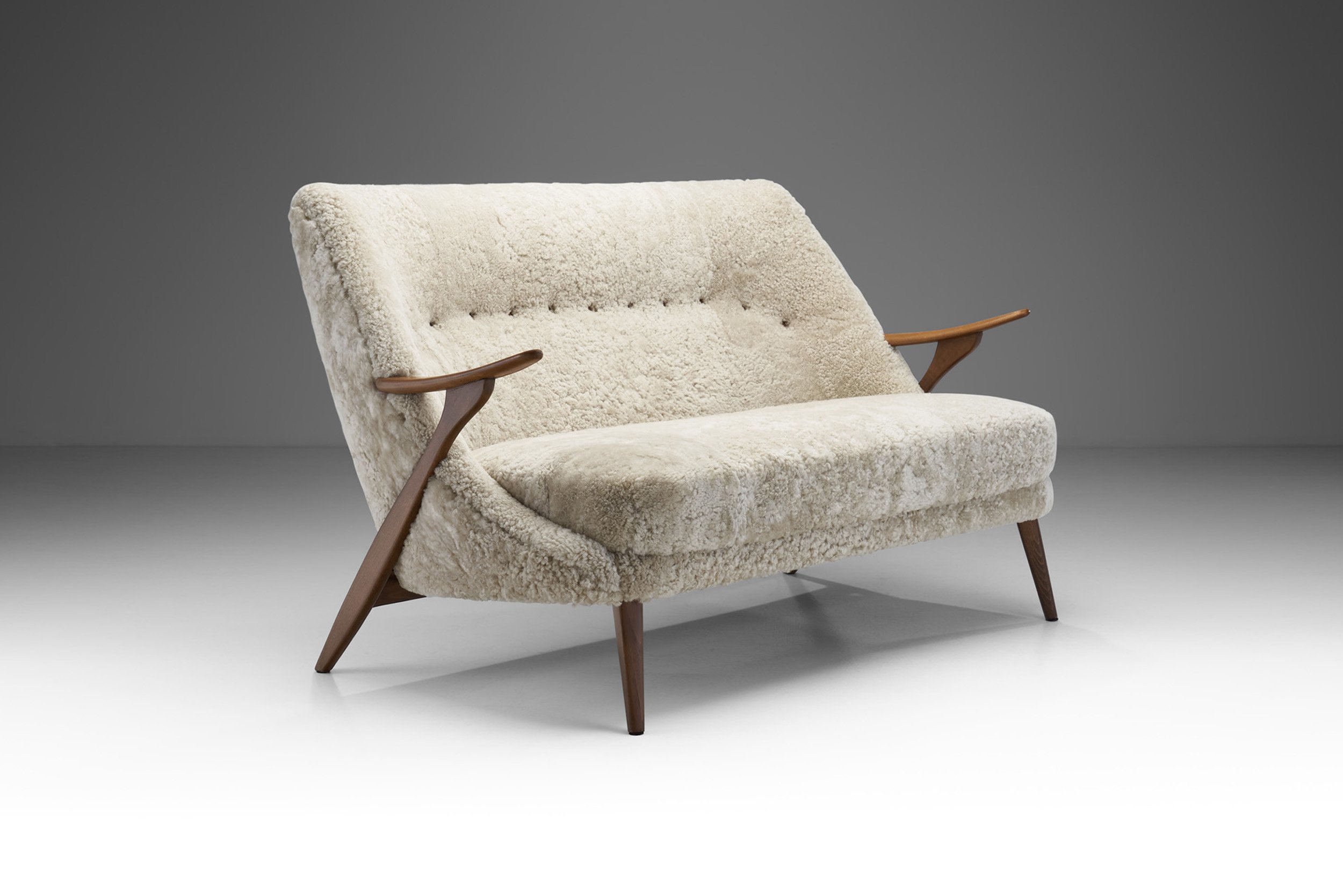 Svante Skogh Two-Seater Sofa for AB Seffle Möbelfabrik, Sweden 1950s