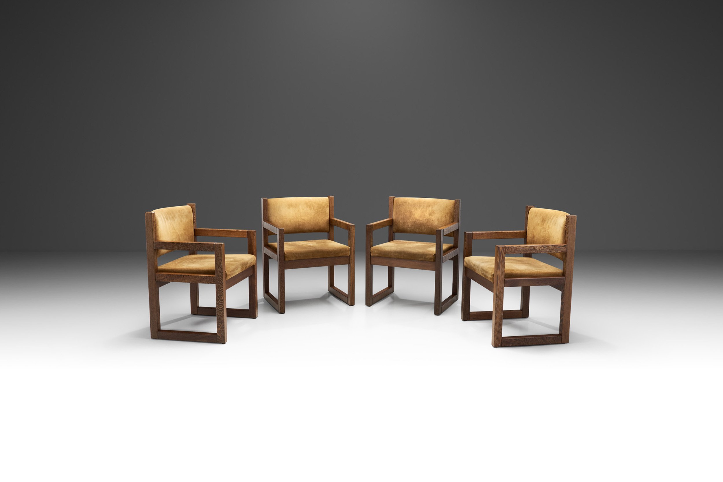 Brødrene Nørgaard Møbelfabrik Set of Four Dining Chairs, Denmark 1970s (sold)
