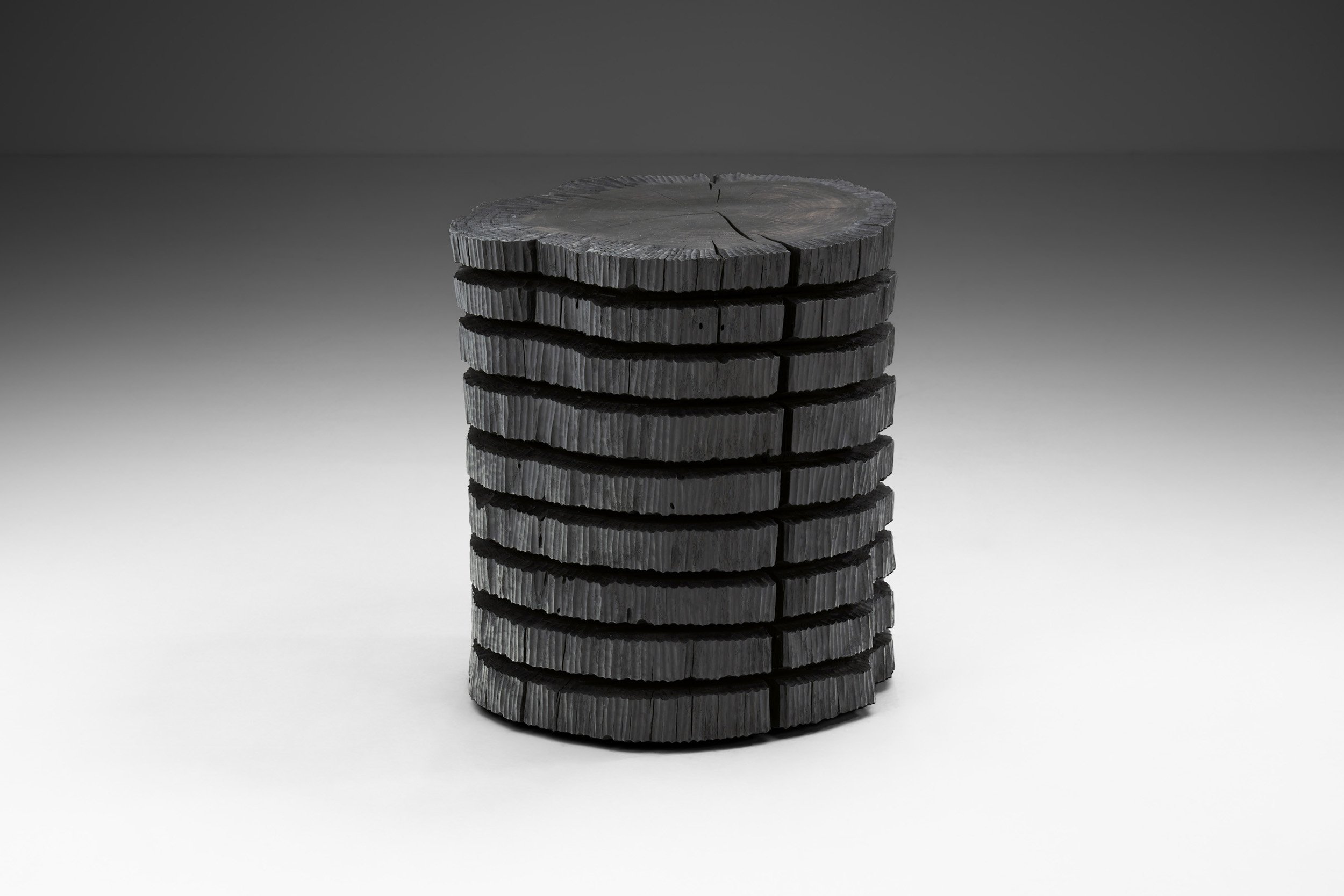 Ebonized Oak "SP03" Side Table by Robin Berrewaerts, Belgium 2020