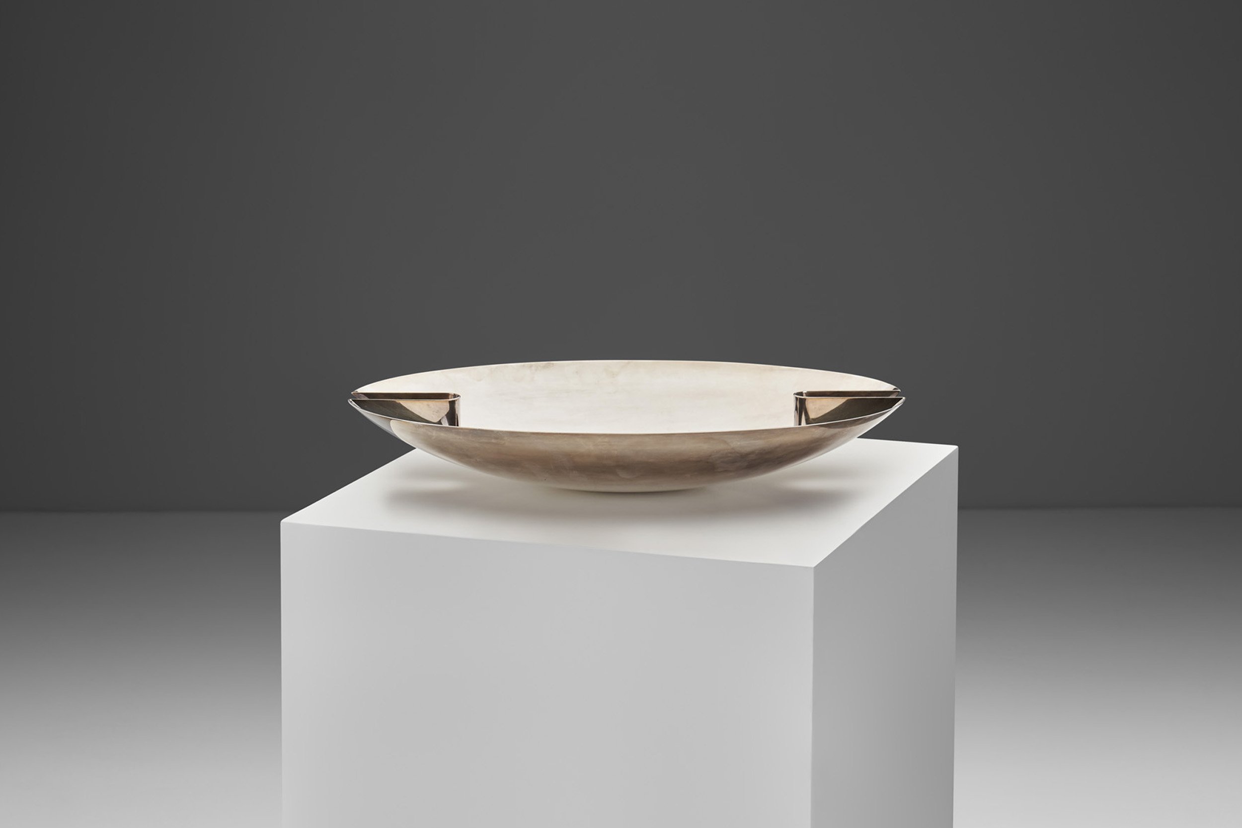 Silver Plated "Baja" Centerpiece Bowl by Lino Sabattini, Italy 1970s (sold)