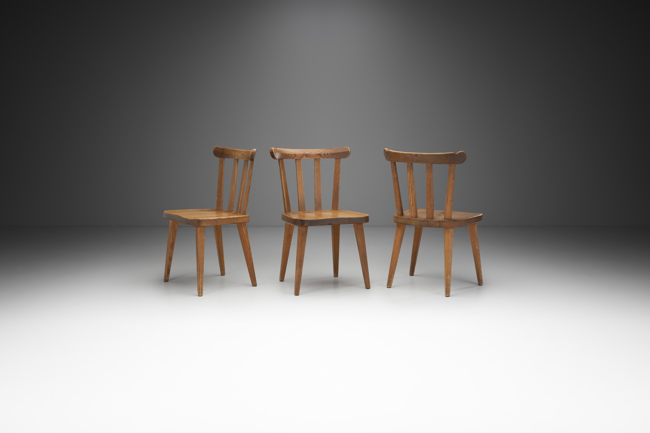 Nordiska Kompaniet Pine "Ekerö" Chairs, Sweden 1930s