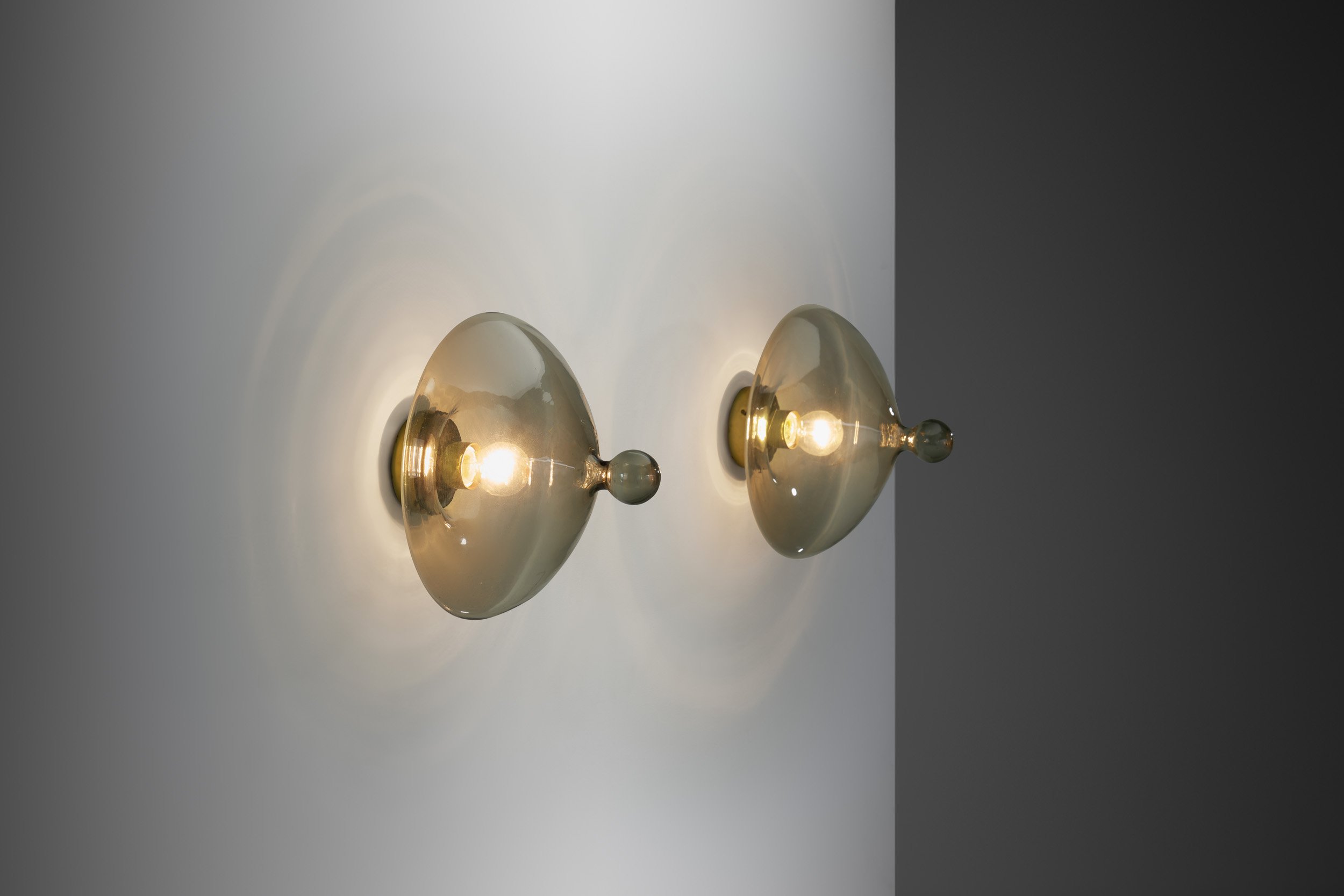 “Chaparral” Wall Lamps by Raak, The Netherlands 1960s