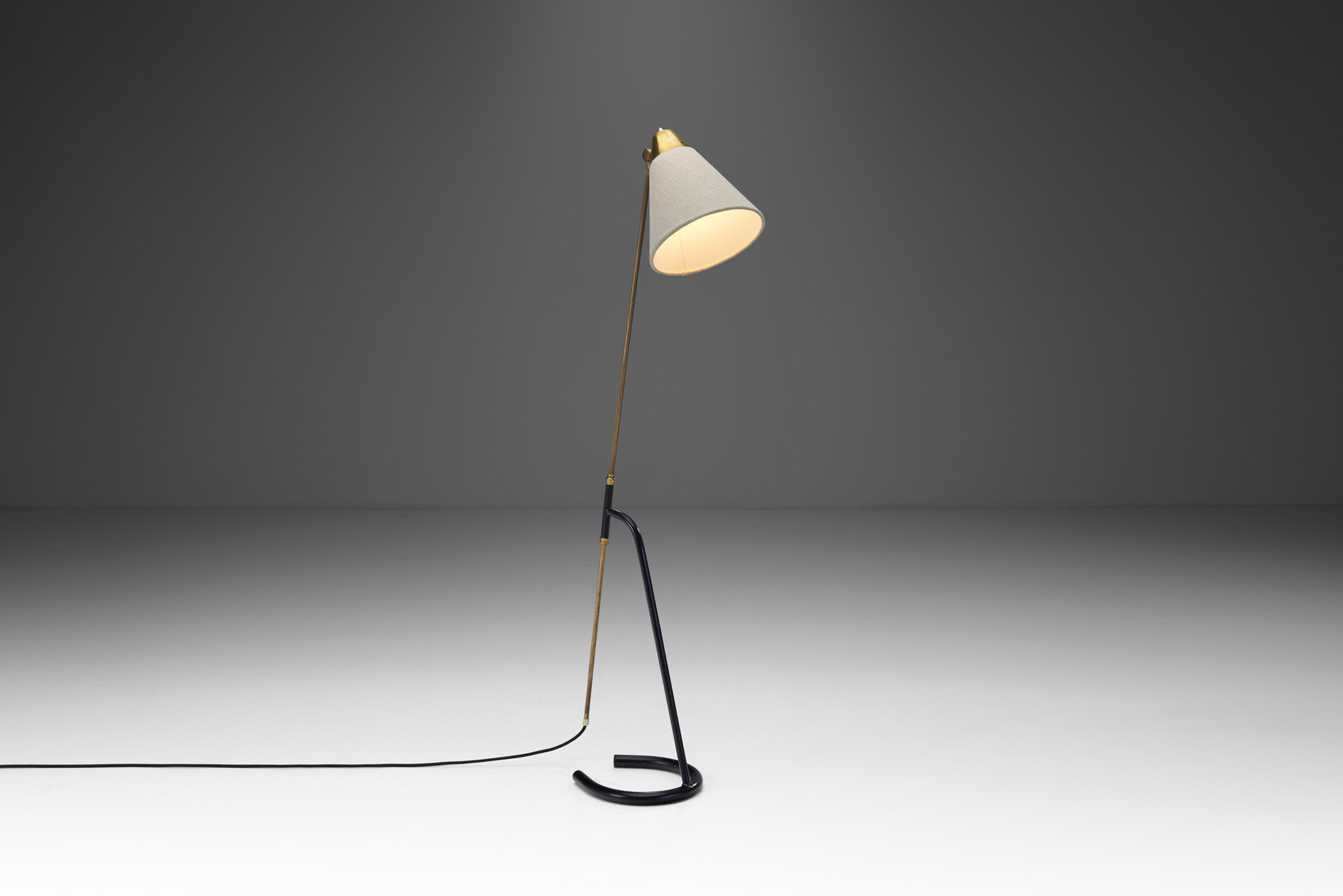 Hans Bergström Floor Lamp for Ateljé Lyktan, Sweden 1950s (sold)