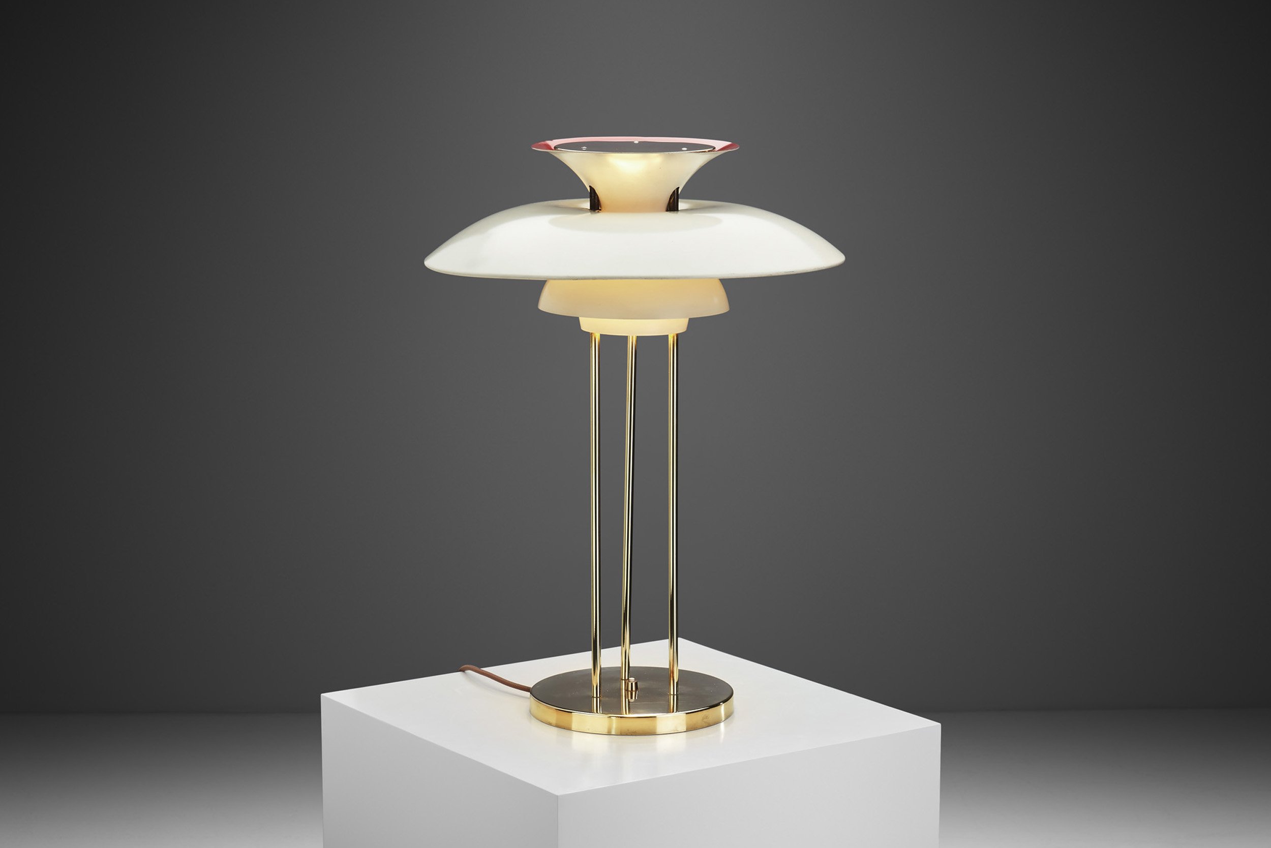 Poul Henningsen “PH-5” Table Lamp for Louis Poulsen, Denmark 1960s