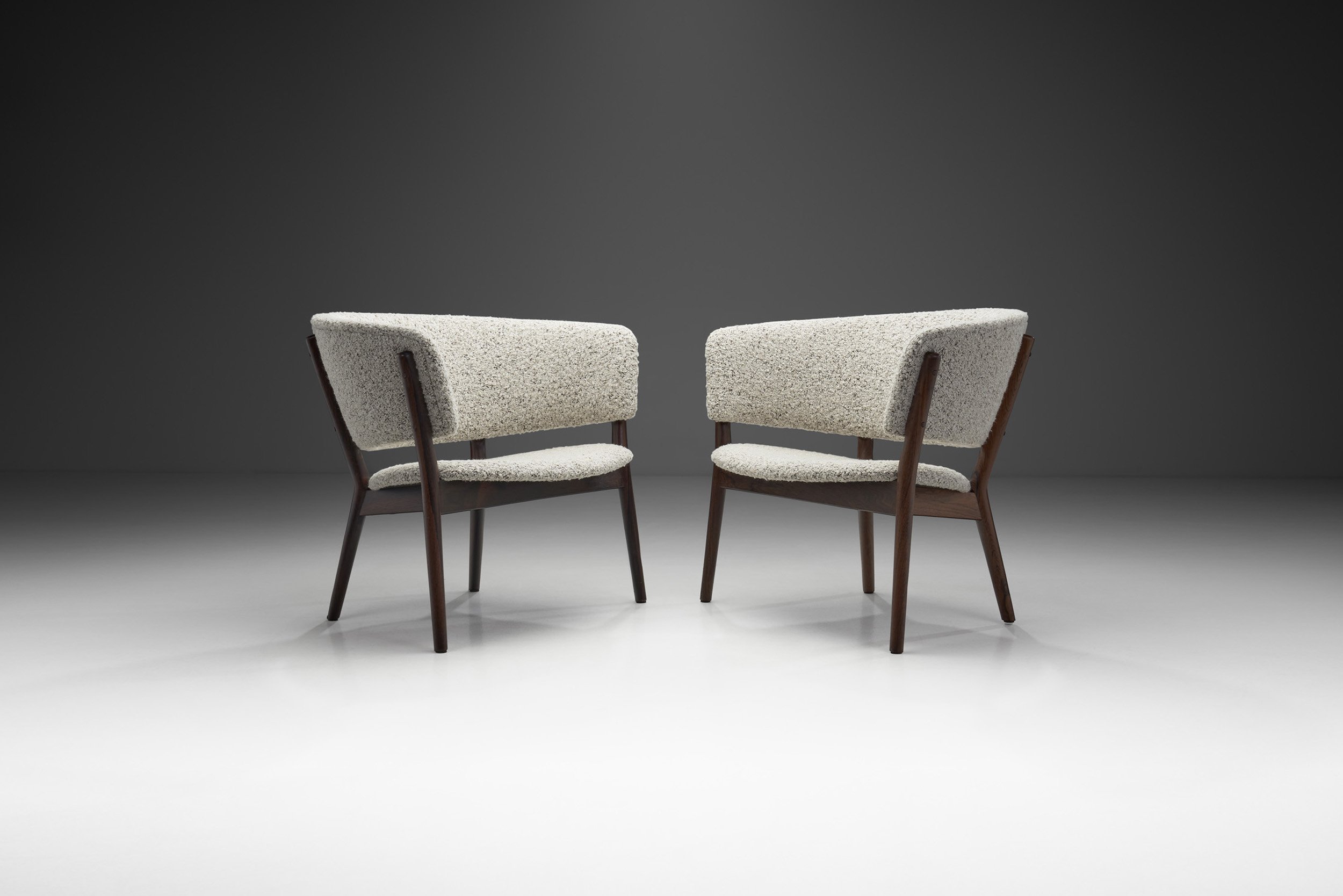 Nanna Ditzel "Model 83" Easy Chairs for Søren Willadsen, Denmark 1950s (sold)