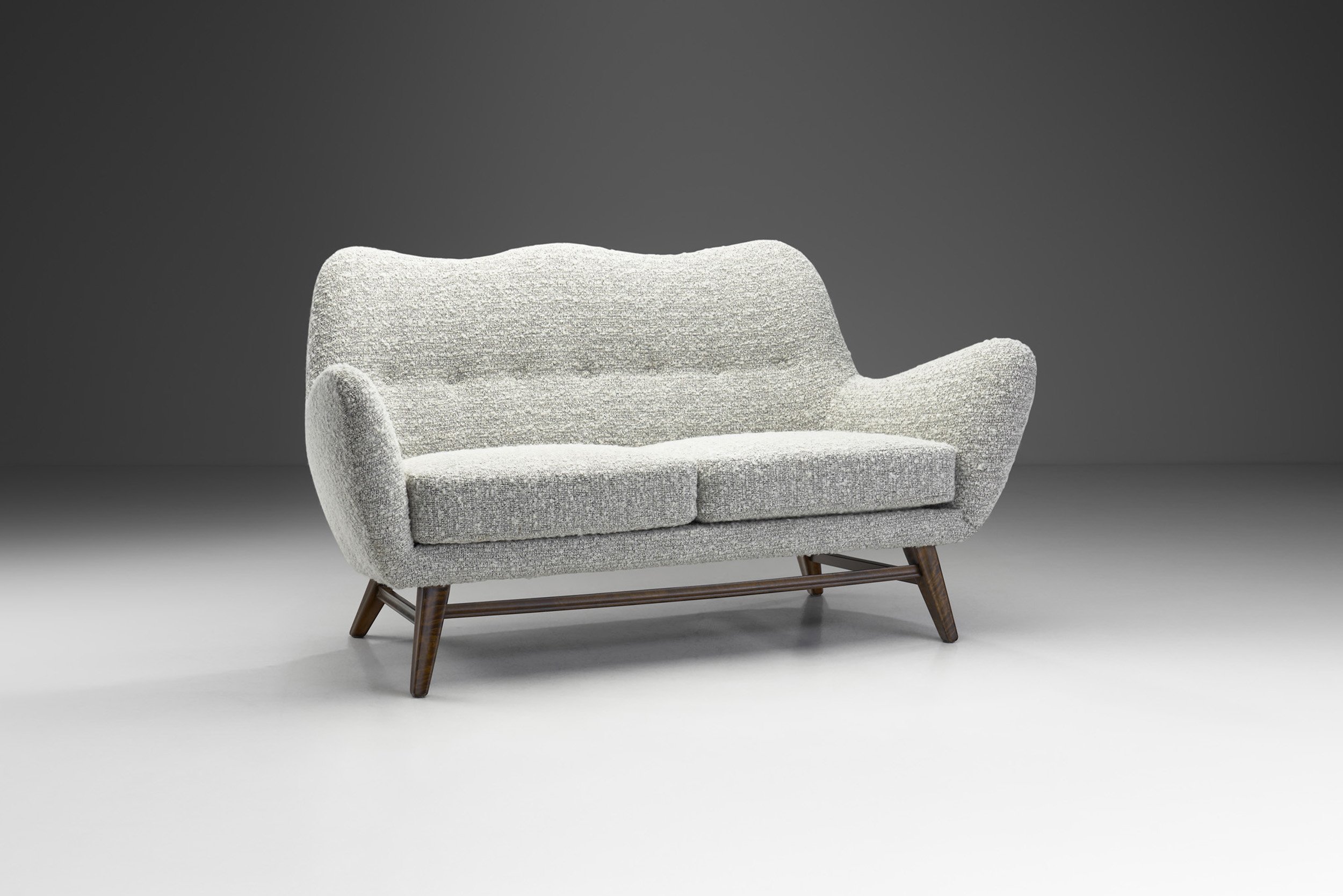 Nordic Mid-Century Two-Seater Sofa, Scandinavia ca 1950s
