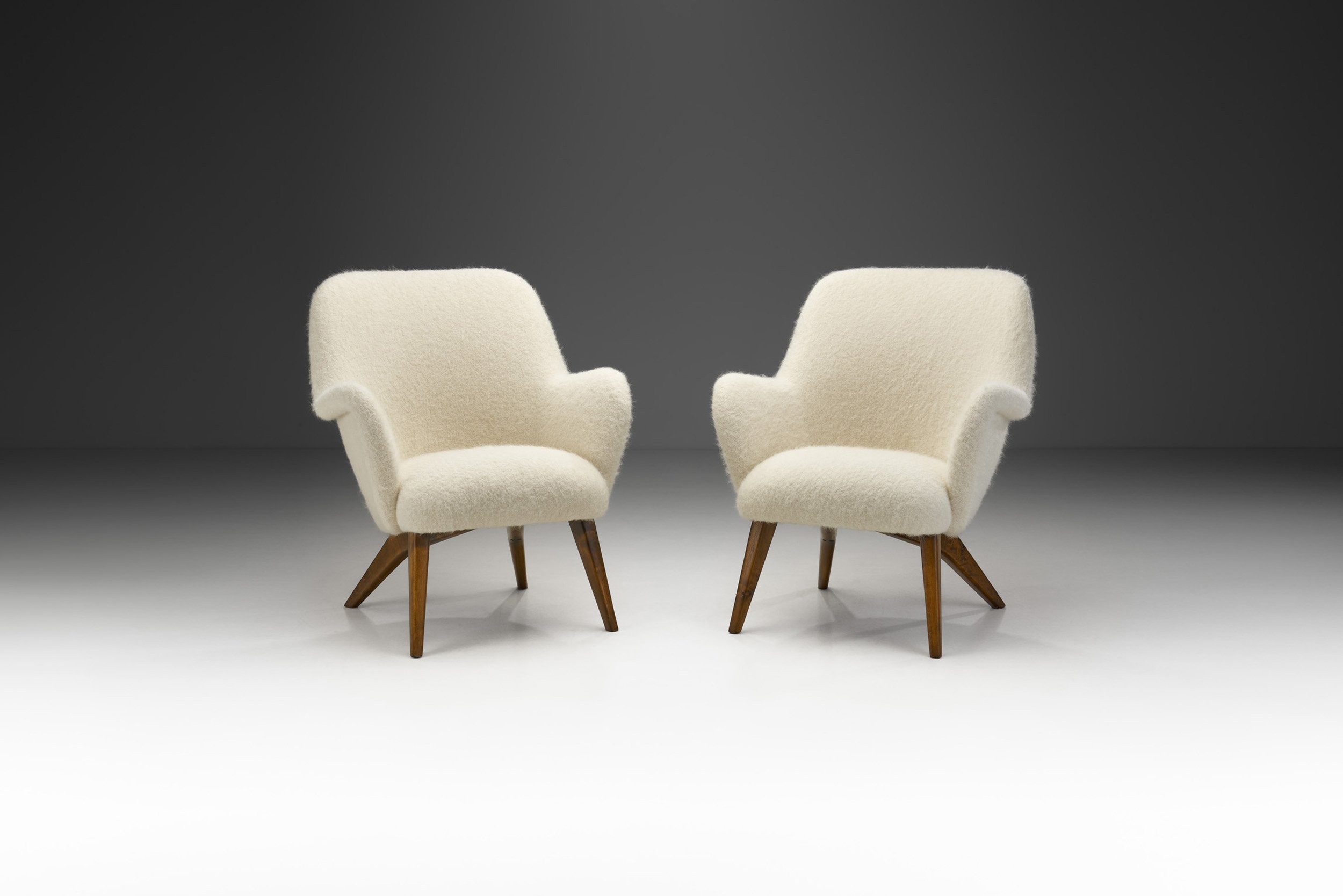 “Pedro” Armchairs by Carl Gustaf Hiort af Ornäs for Puunveisto Oy, Finland 1950s