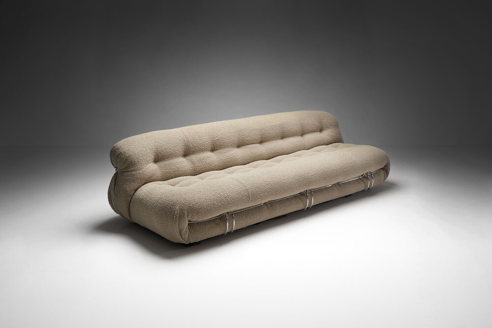 Afra and Tobia Scarpa "Soriana" Sofa, Italy 1969
