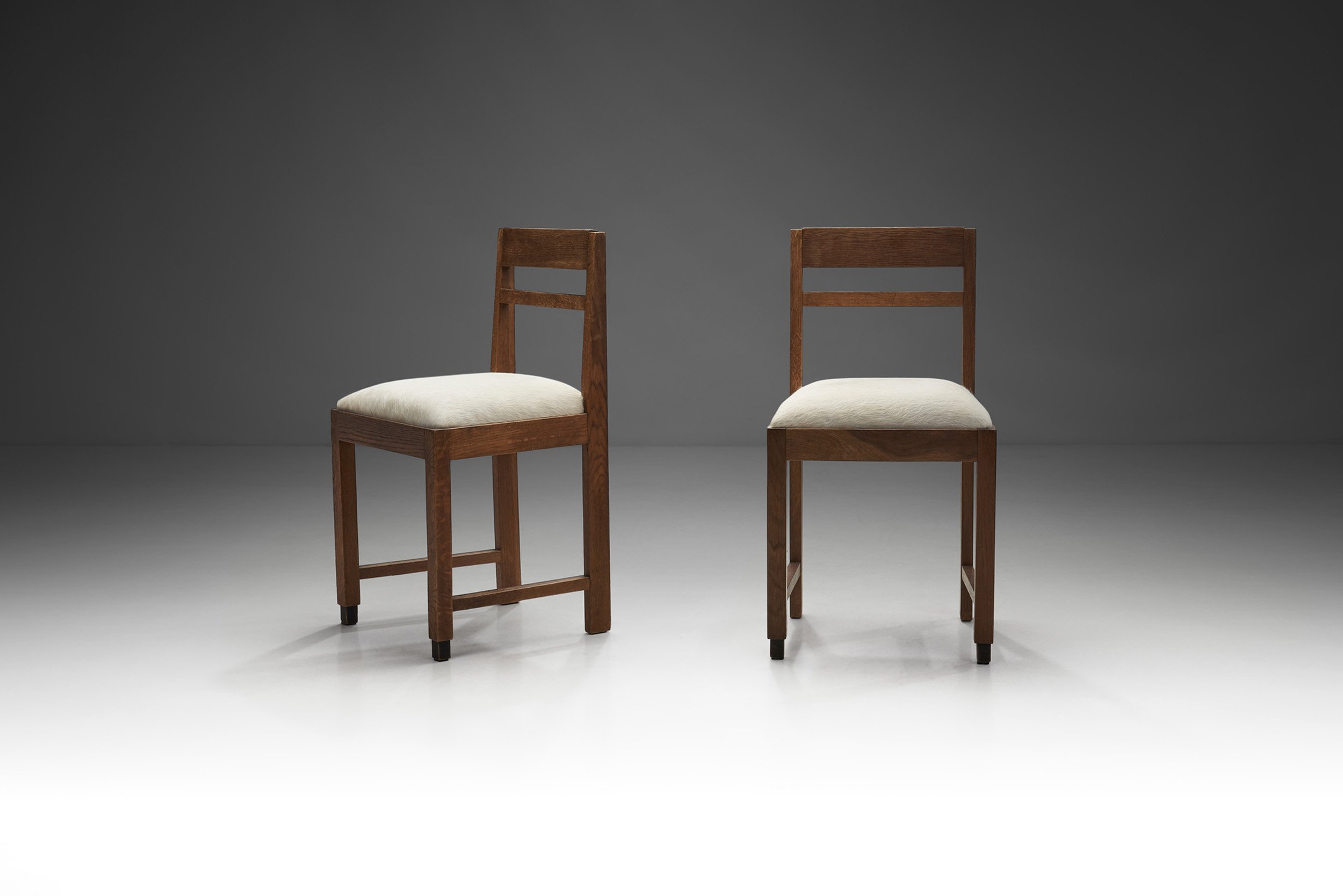 Amsterdamse School Side Chairs, The Netherlands 1920s (sold)