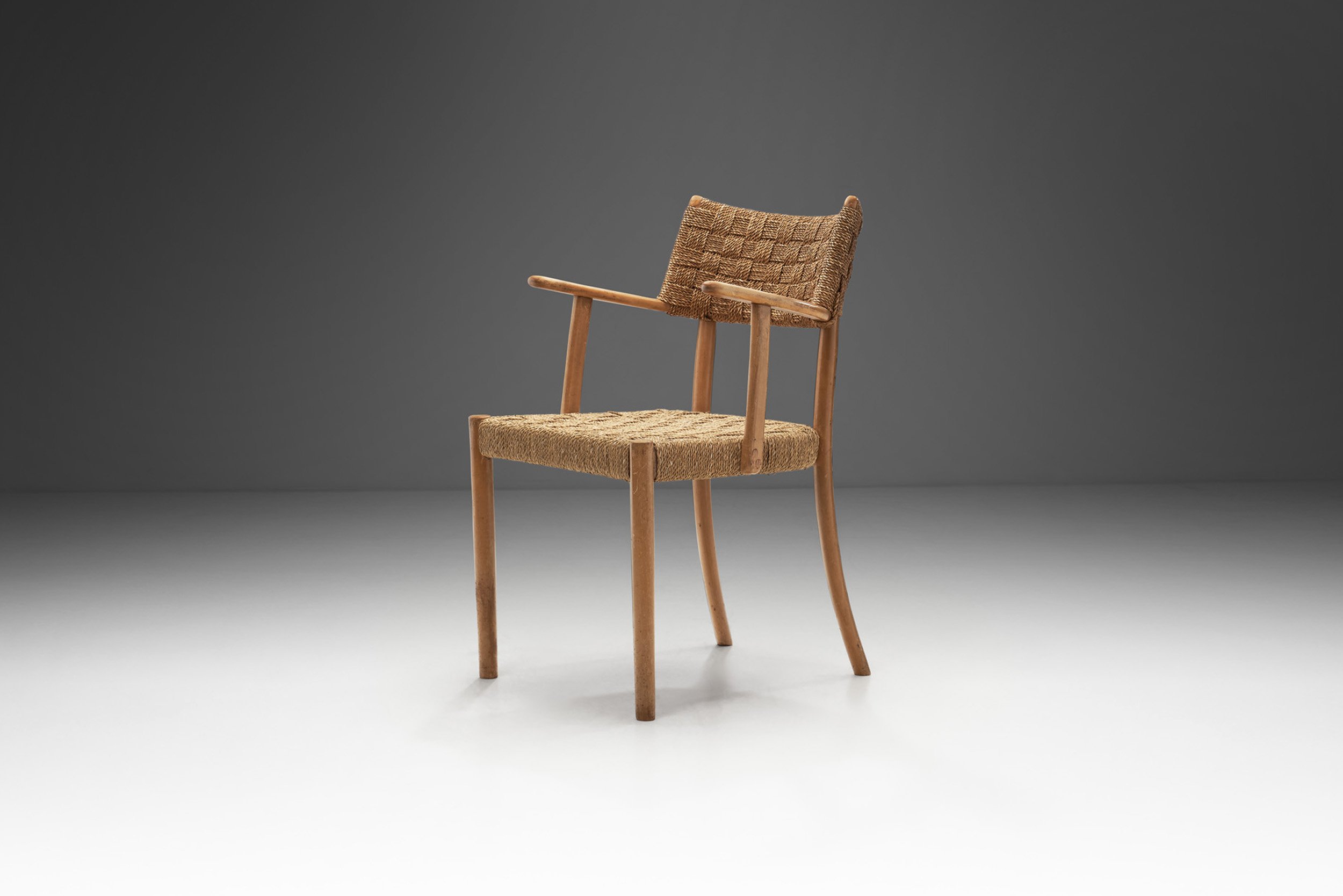 "Model 1570" Dining Chair by Karl Schrøder for Fritz Hansen, Denmark 1930s (sold)