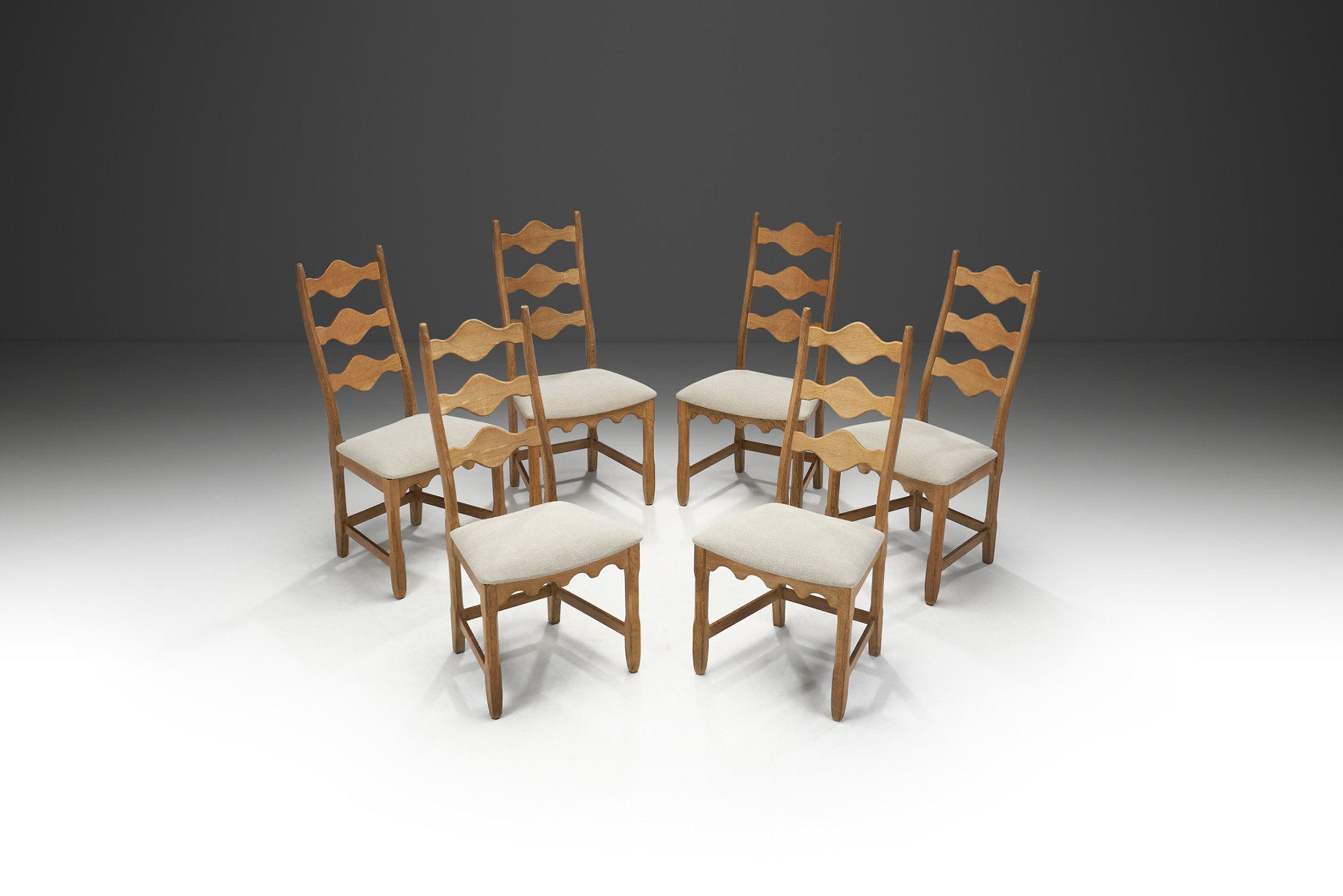 Henning Kjaernulf Dining Chairs for Nyrup Møbelfabrik, Denmark 1950s