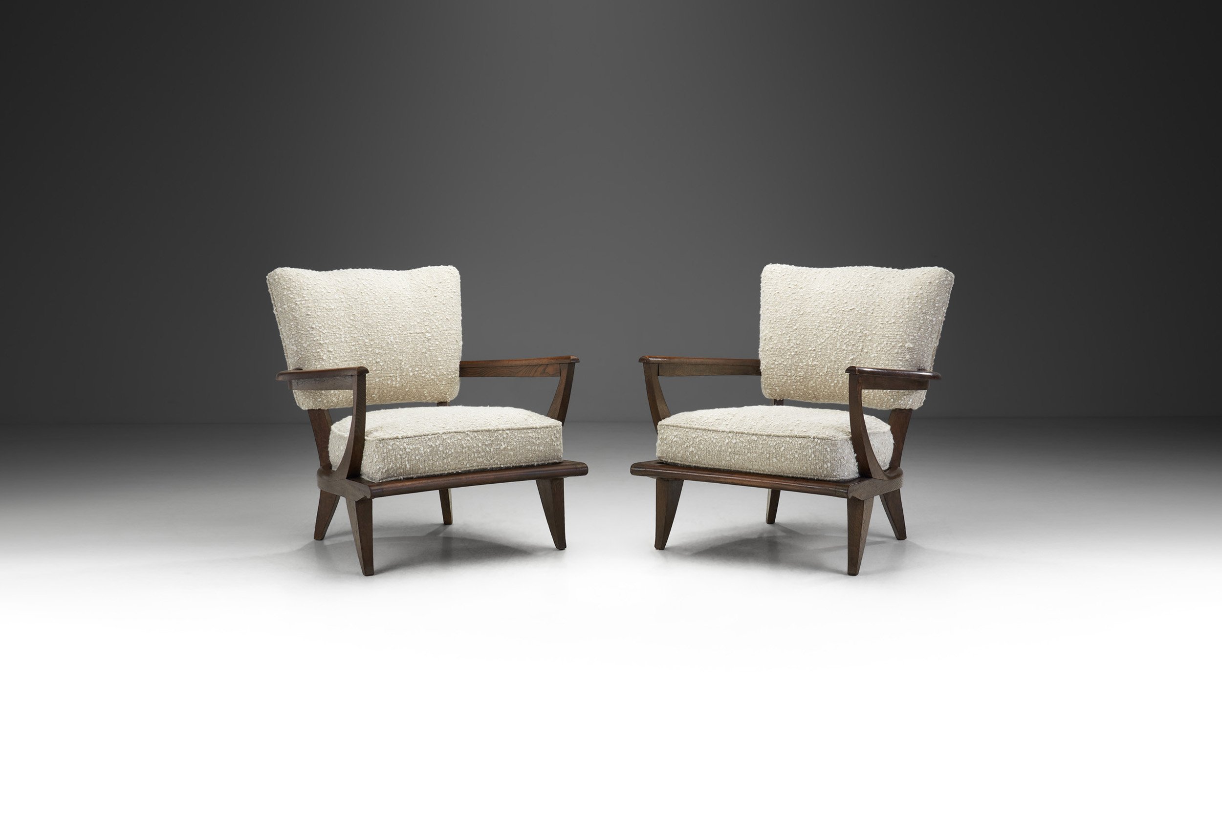 Etienne-Henri Martin "SK 250" Armchairs for Steiner, France 1950s (sold)