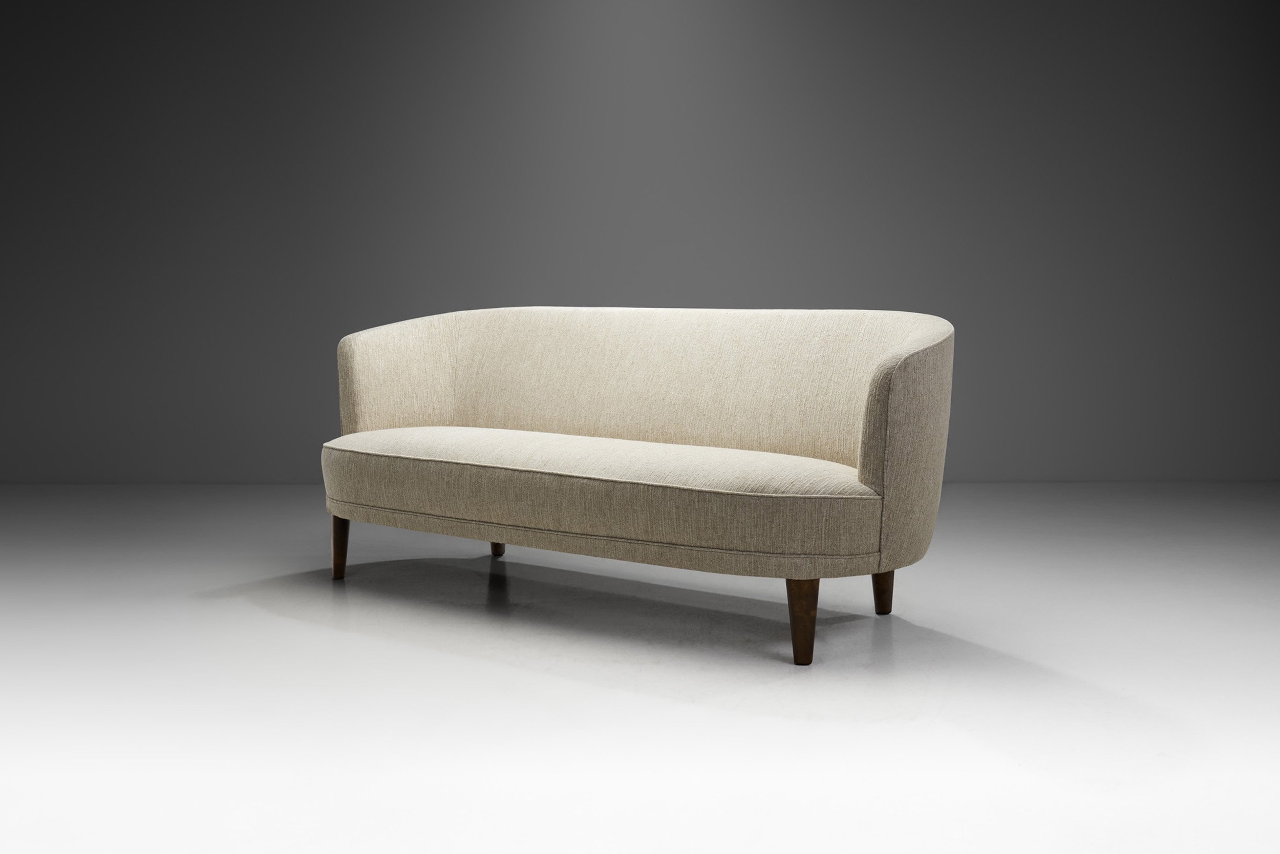 Carl Malmsten "Berlin" Three-Seater Sofa, Sweden 1960s