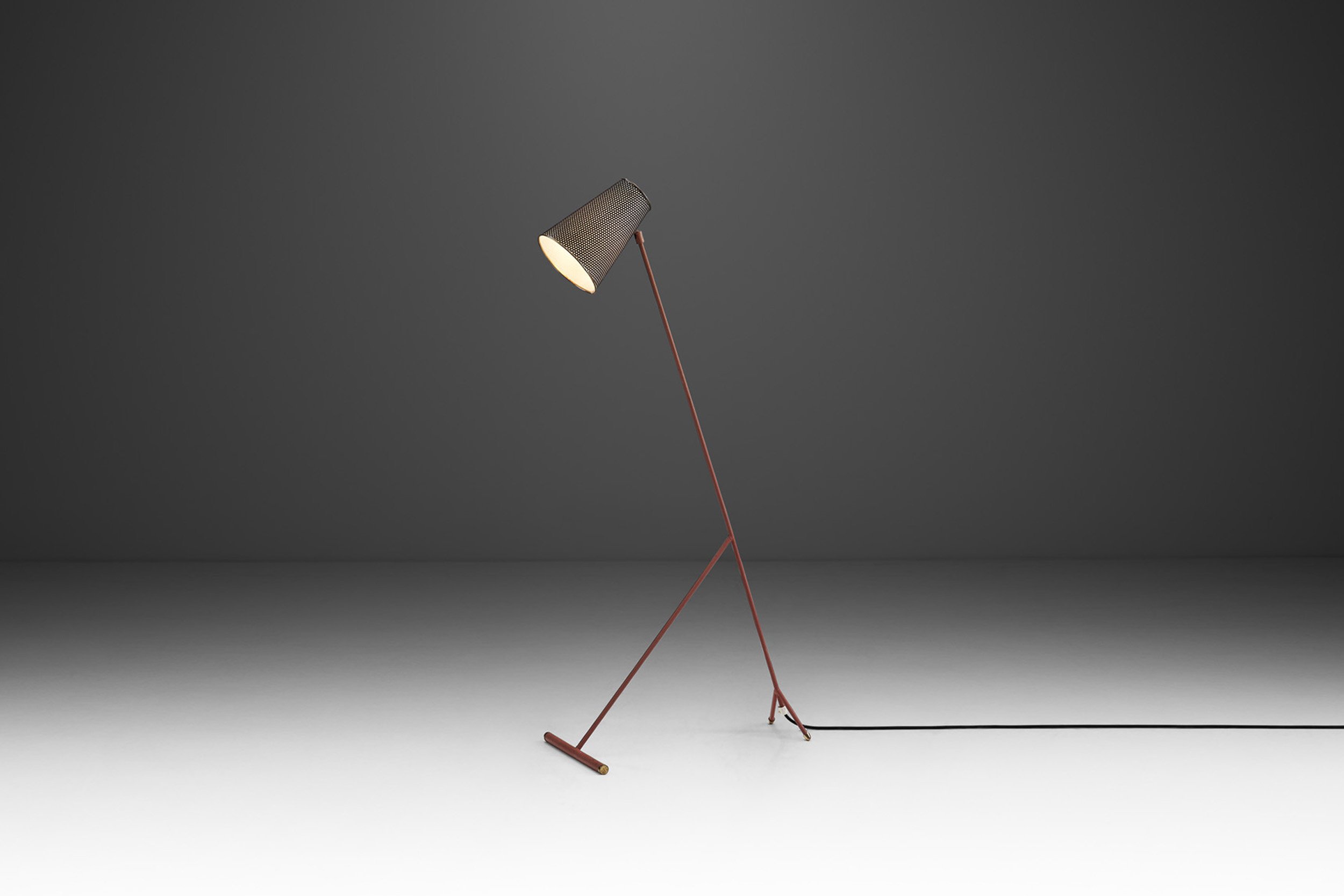 Mid-Century Modern Angular Floor Lamp, Europe ca 1960s (sold)