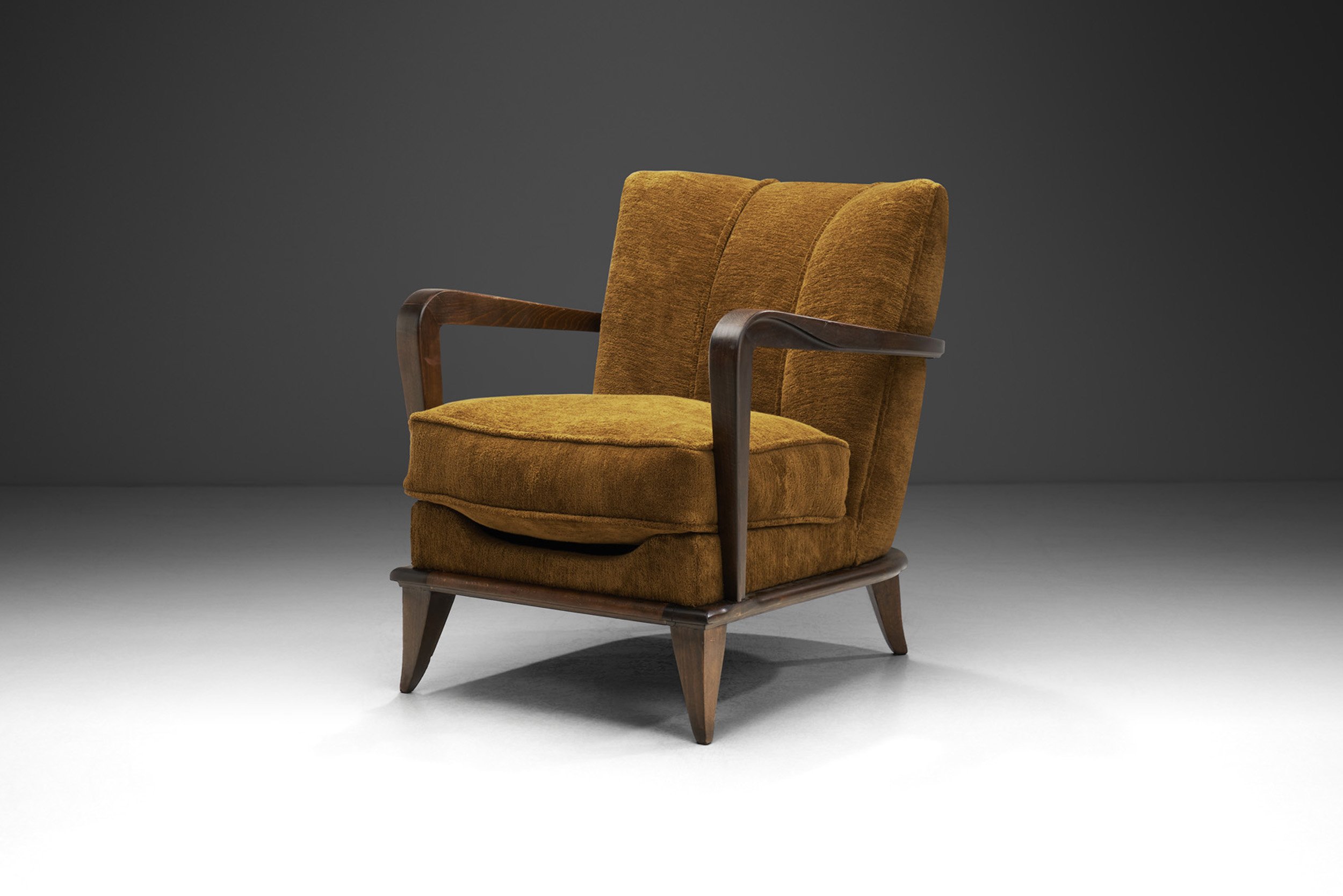 Low Gondola Armchair by Etienne-Henri Martin (attr.), France 1950s (sold)