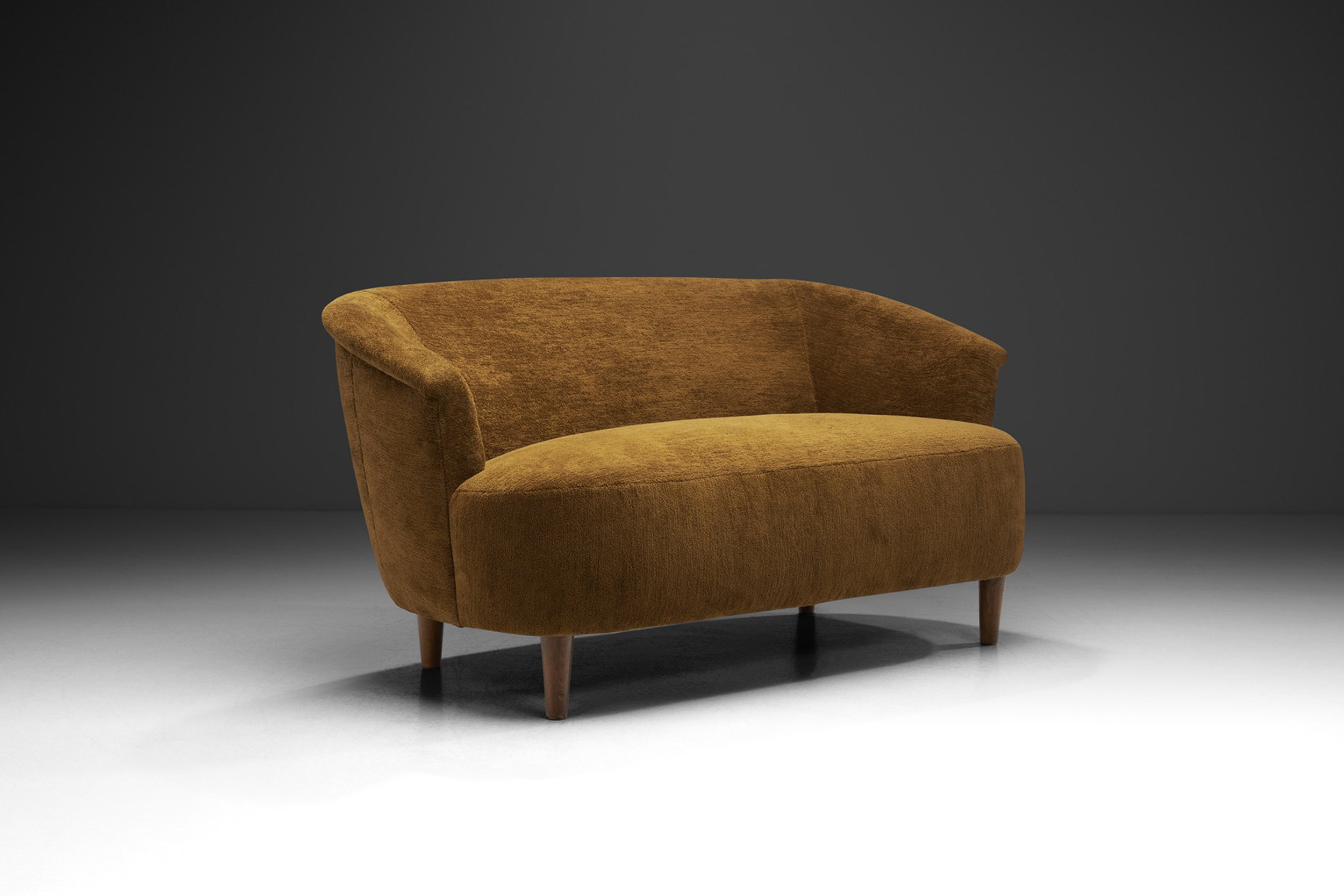 Carl Malmsten "Fästfolket" Two-Seater Sofa for O.H. Sjögren, Sweden 1950s (sold)