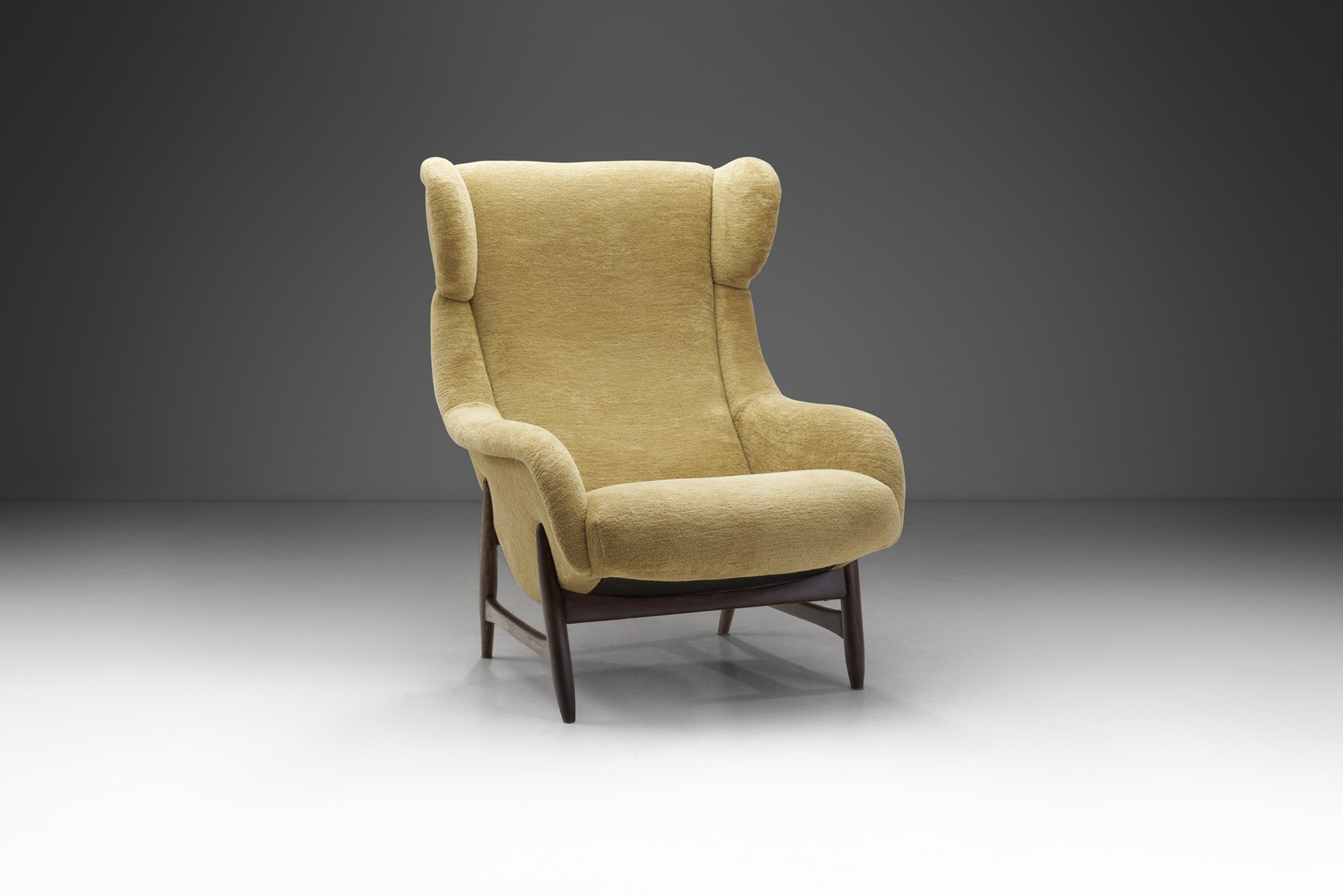 Rare "Eared" Lounge Chair by Bengt Ruda for Artifort, The Netherlands 1960s