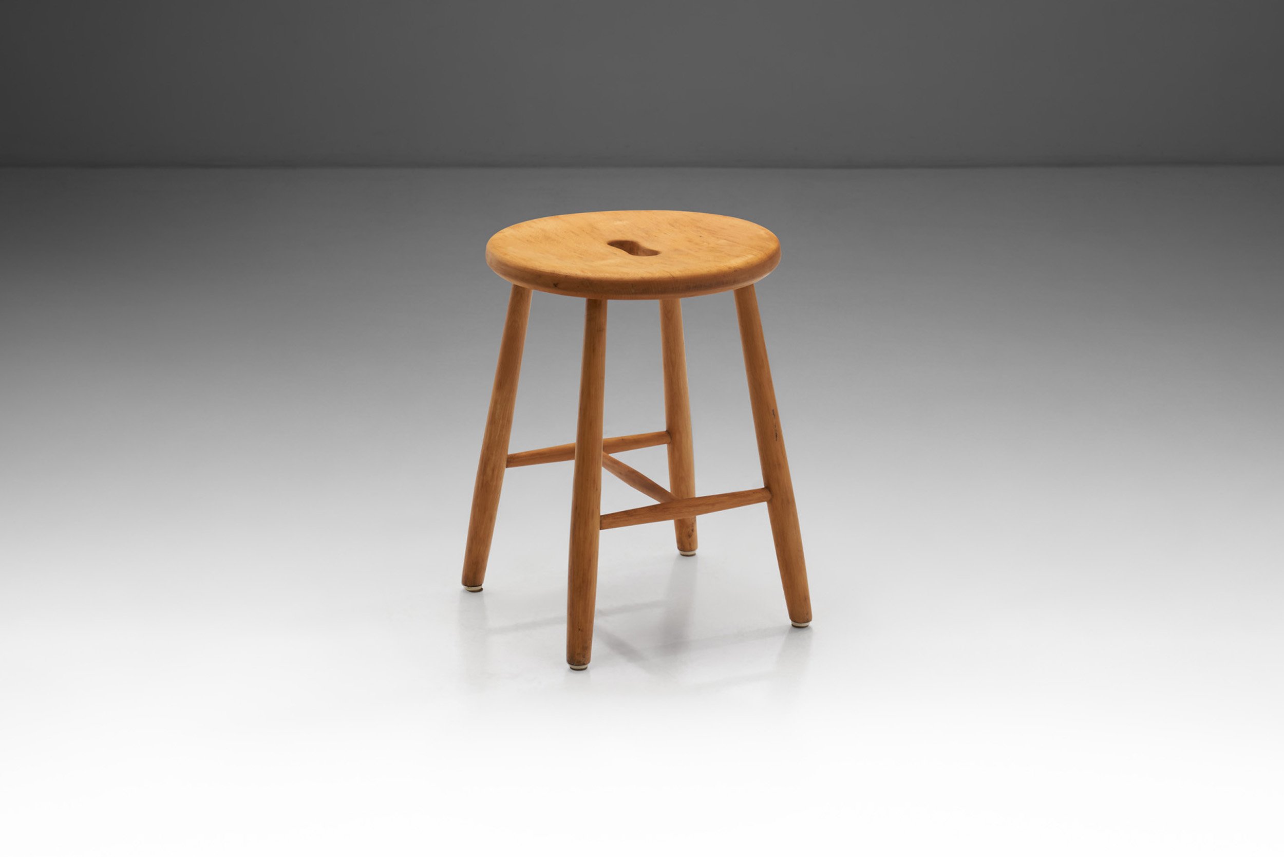 Børge Mogensen "J27" Beech Stool for FDB Møbler, Denmark 1950s