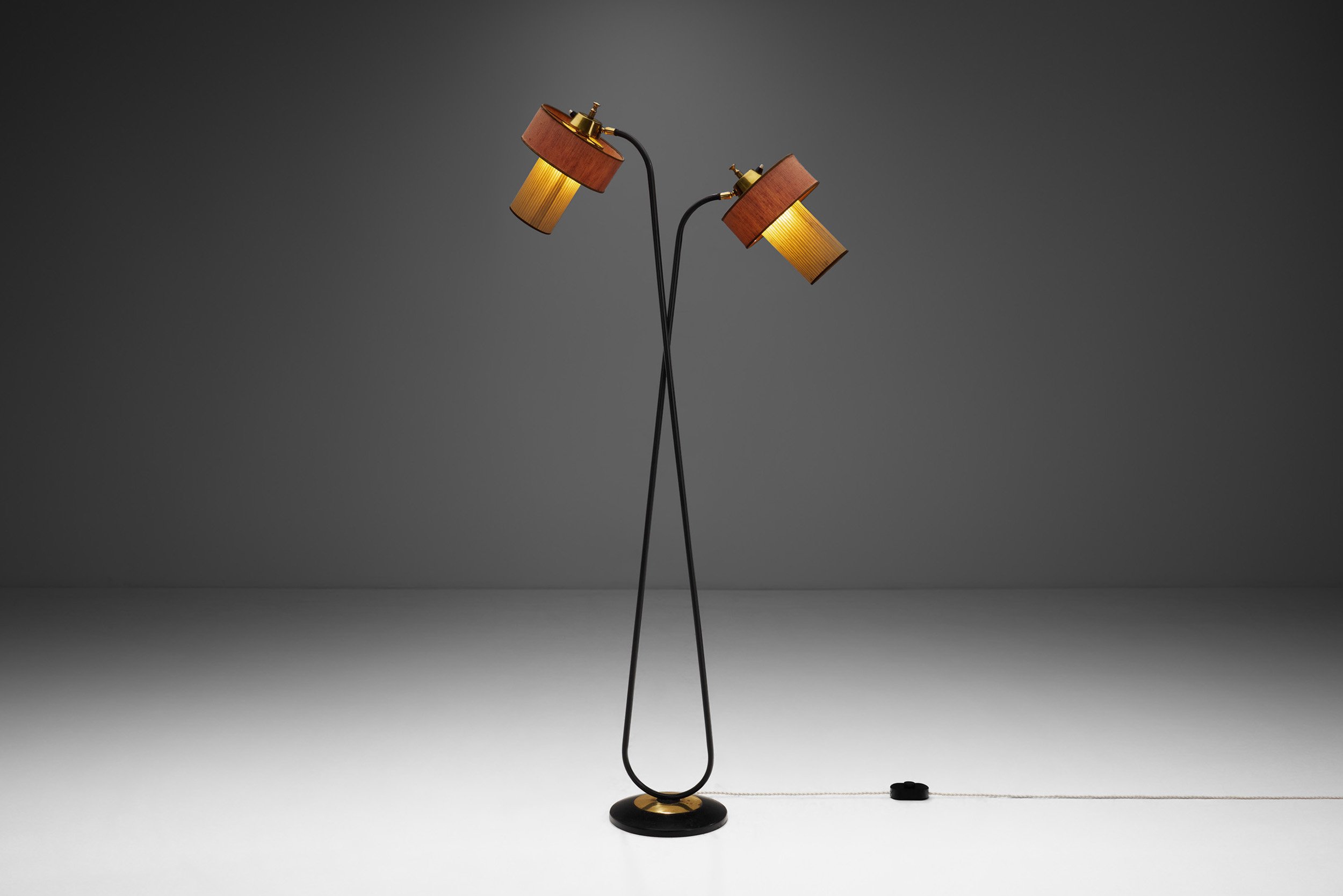 Mid-Century Modern Sculptural French Floor Lamp, France 1960s (sold)
