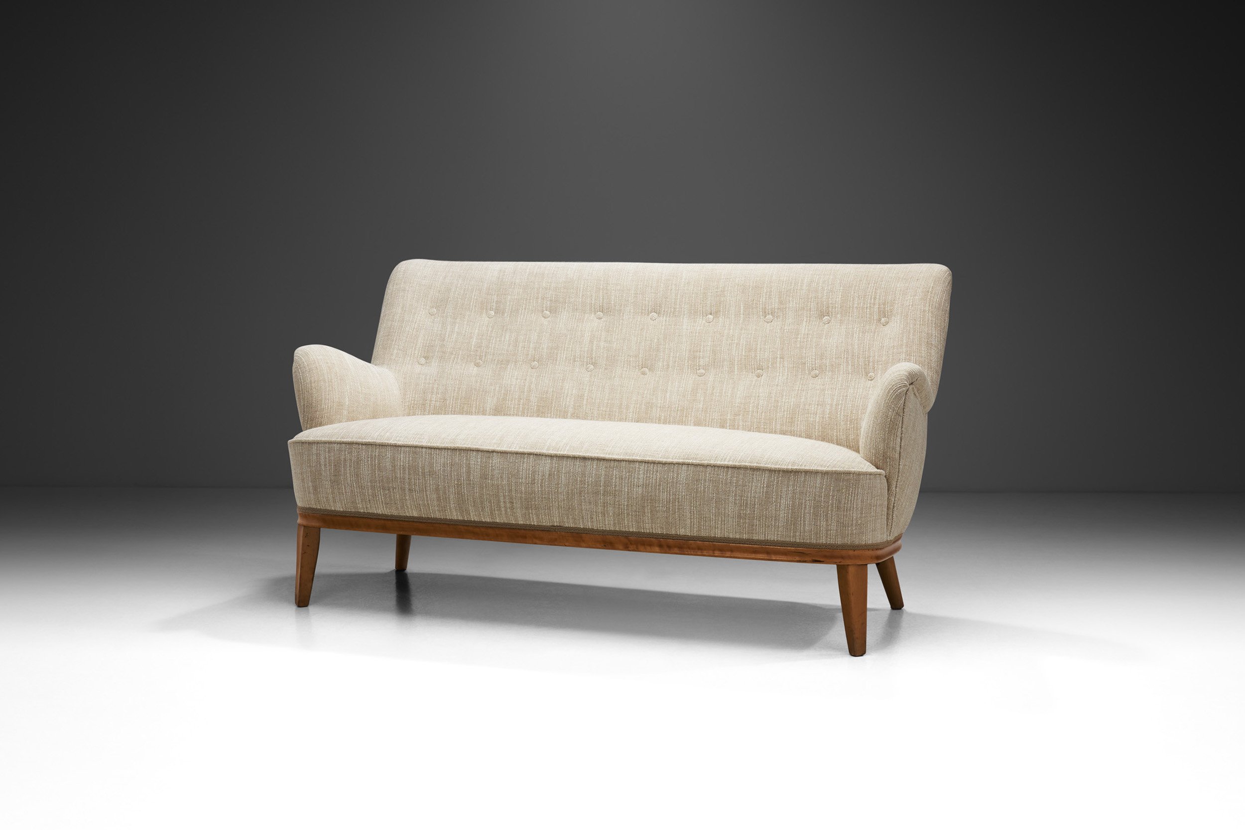 Scandinavian Mid-Century Modern Three-Seater Sofa, Scandinavia 1950s
