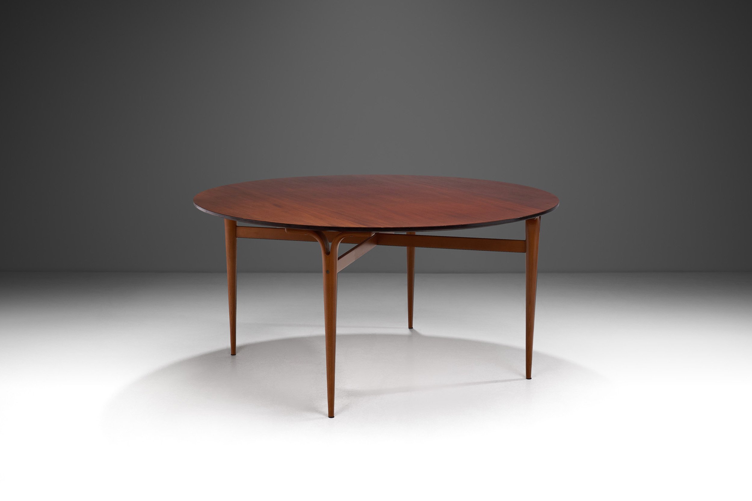 Bruno Mathsson "Mi 759" Circular Dining Table for DUX, Sweden 1960s (sold)