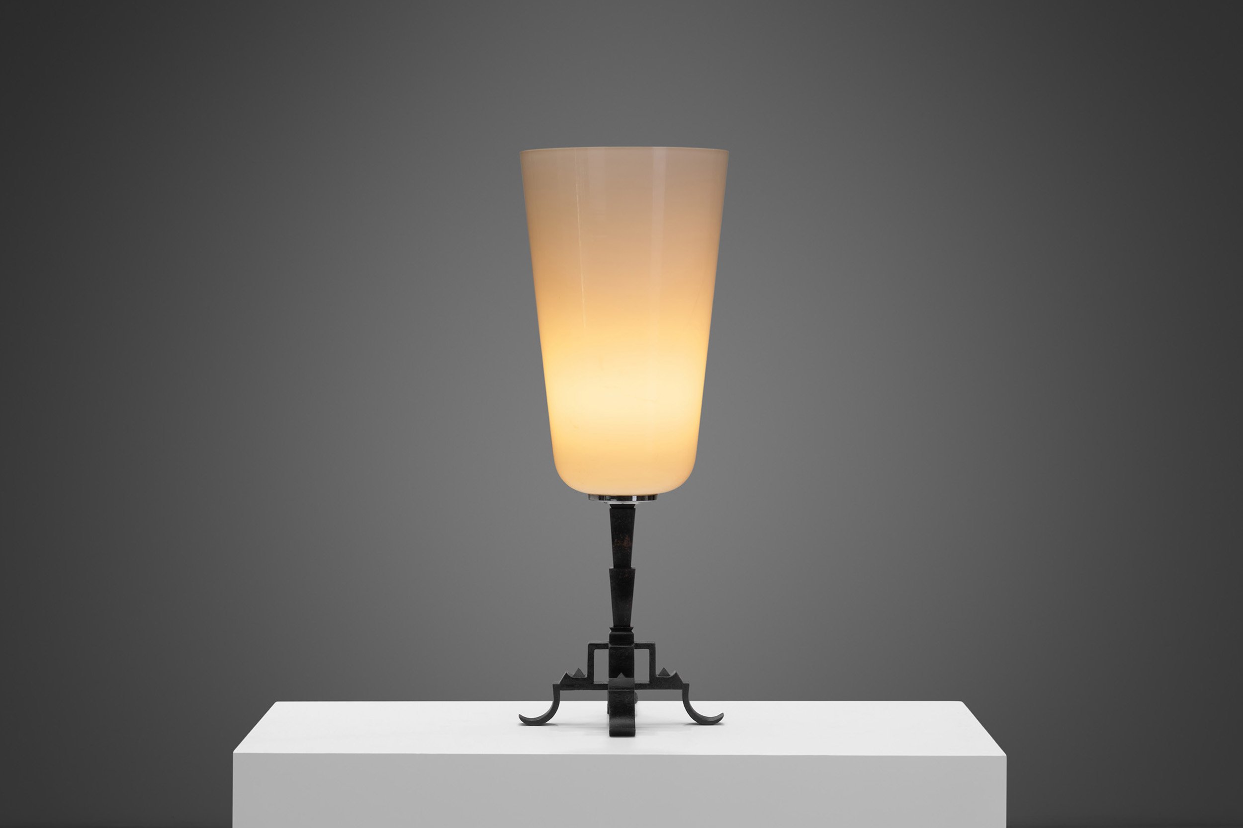 Wiener Werkstätten Art Deco Table Lamp, Austria ca 1930s (sold)