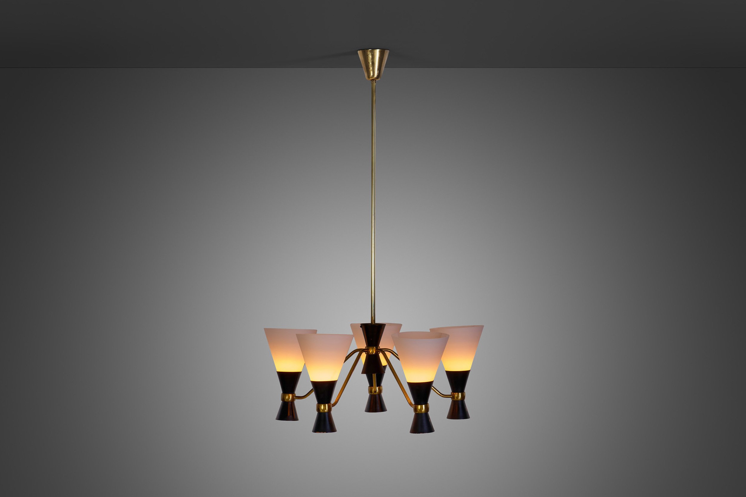Maria Lindeman "K1-1" Ceiling Lamp for Idman, Finland 1950s (sold)