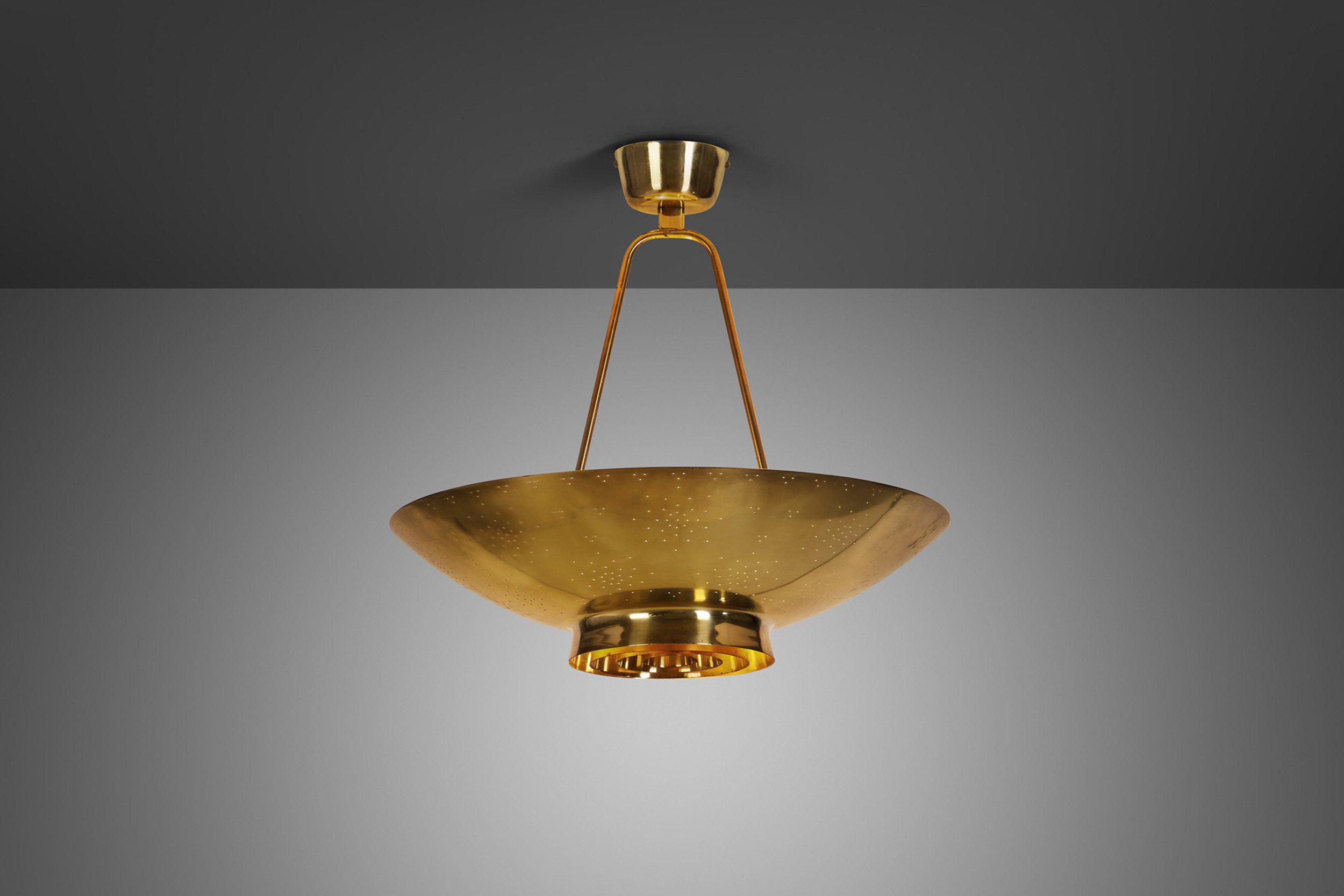 Paavo Tynell Model "9060" Ceiling Light for Taito Oy, Finland 1950s