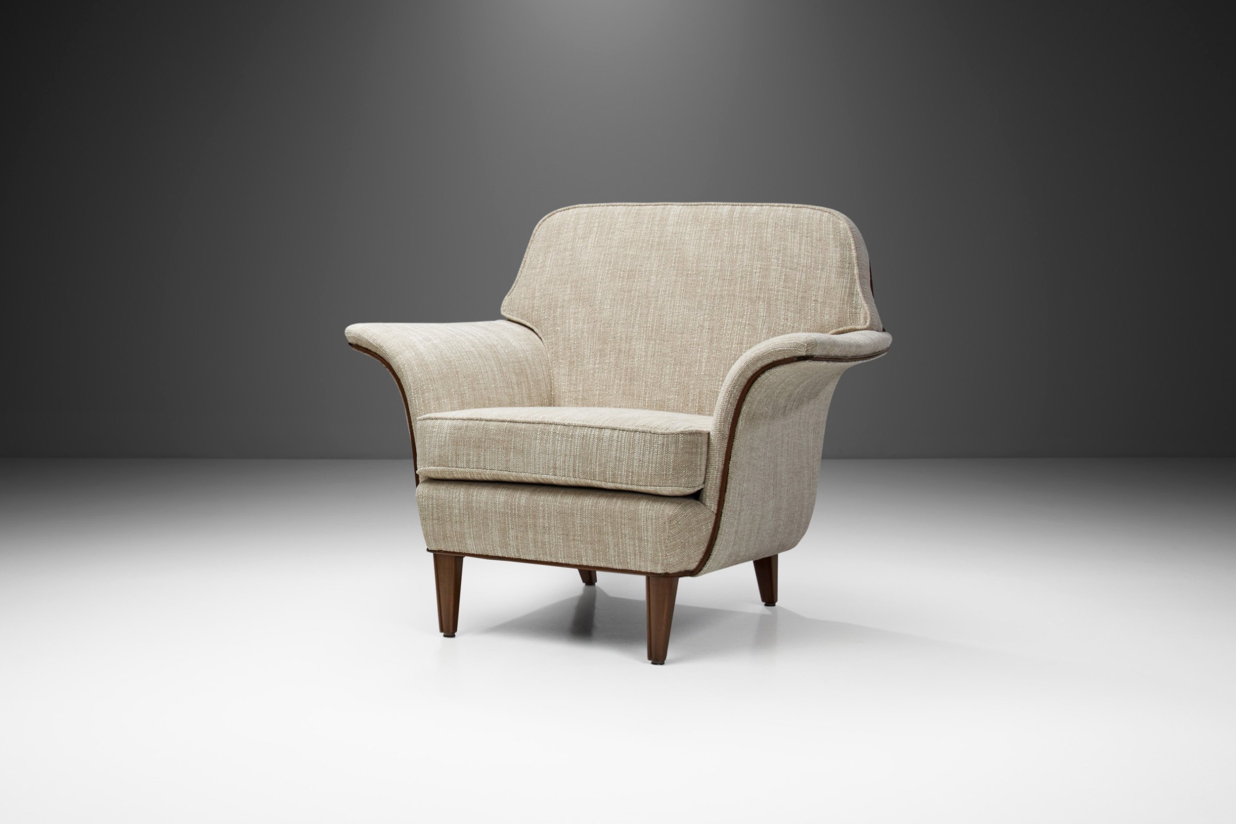 Swedish Mid-Century Cabinetmaker Armchair, Sweden 1950s