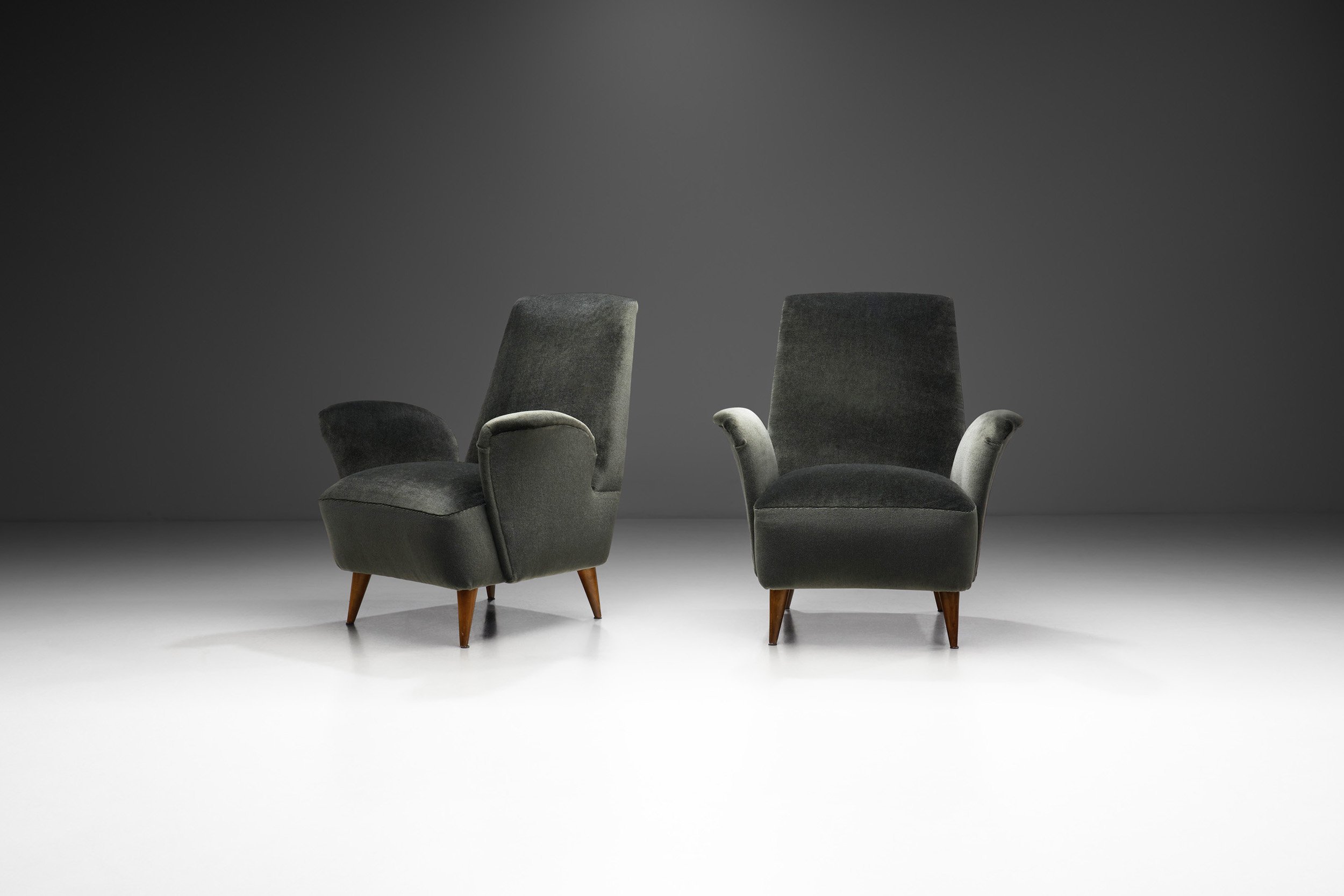 Sculptural Lounge Chairs by Nino Zoncada for Frimar, Italy 1950s