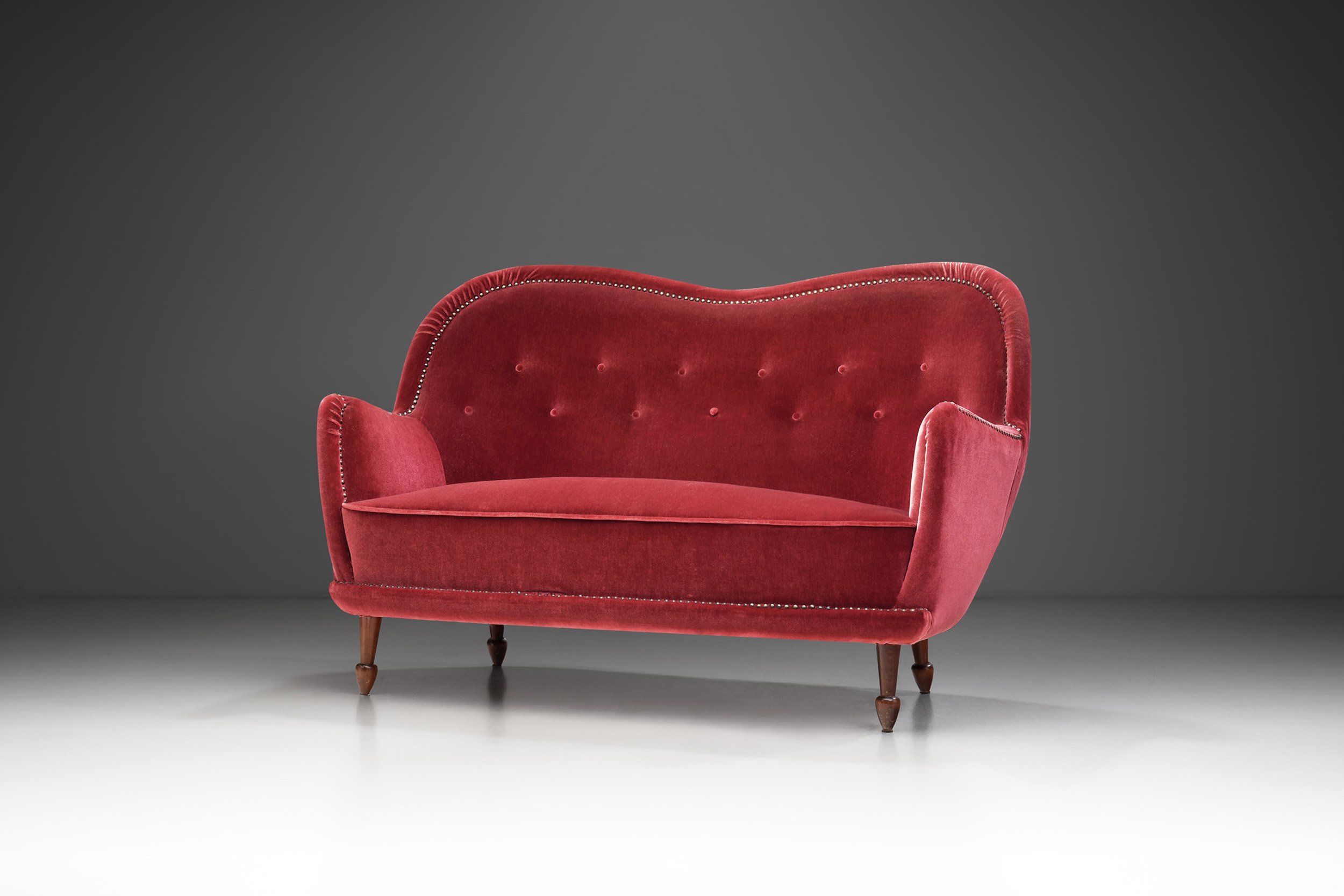 Carl Cederholm Sofa for Firma Stil & Form Stockholm, Sweden 1940s
