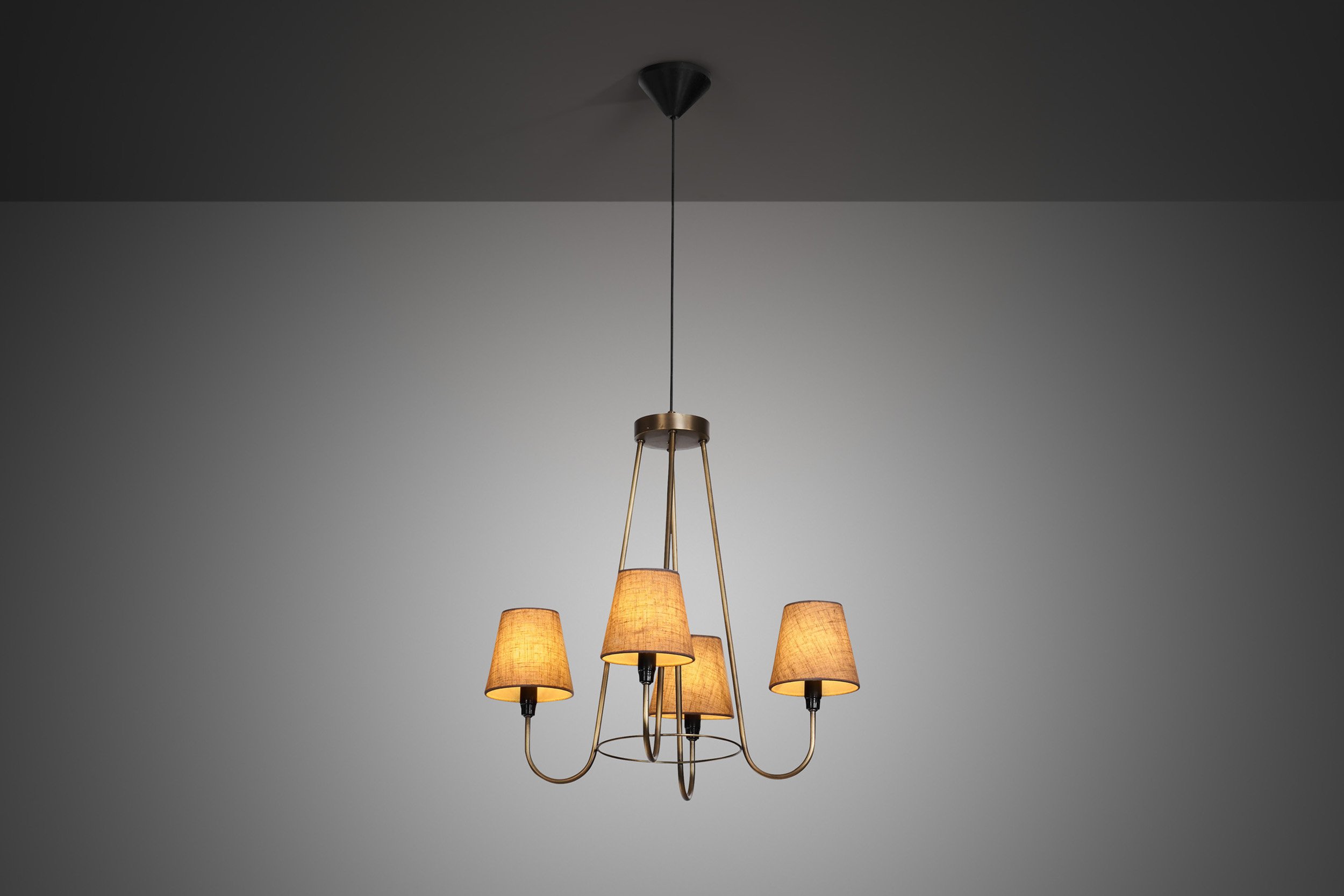 Lars Bessfelt Ceiling Lamp for Konsthantverk Tyringe AB, Sweden ca 1970s (sold)