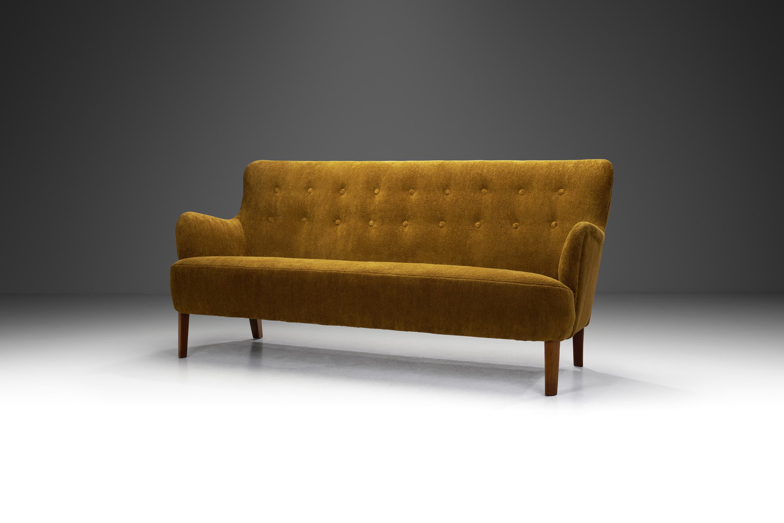 Orla Mølgaard-Nielsen 3-Seat Sofa for Fritz Hansen, Denmark 1940s (sold)