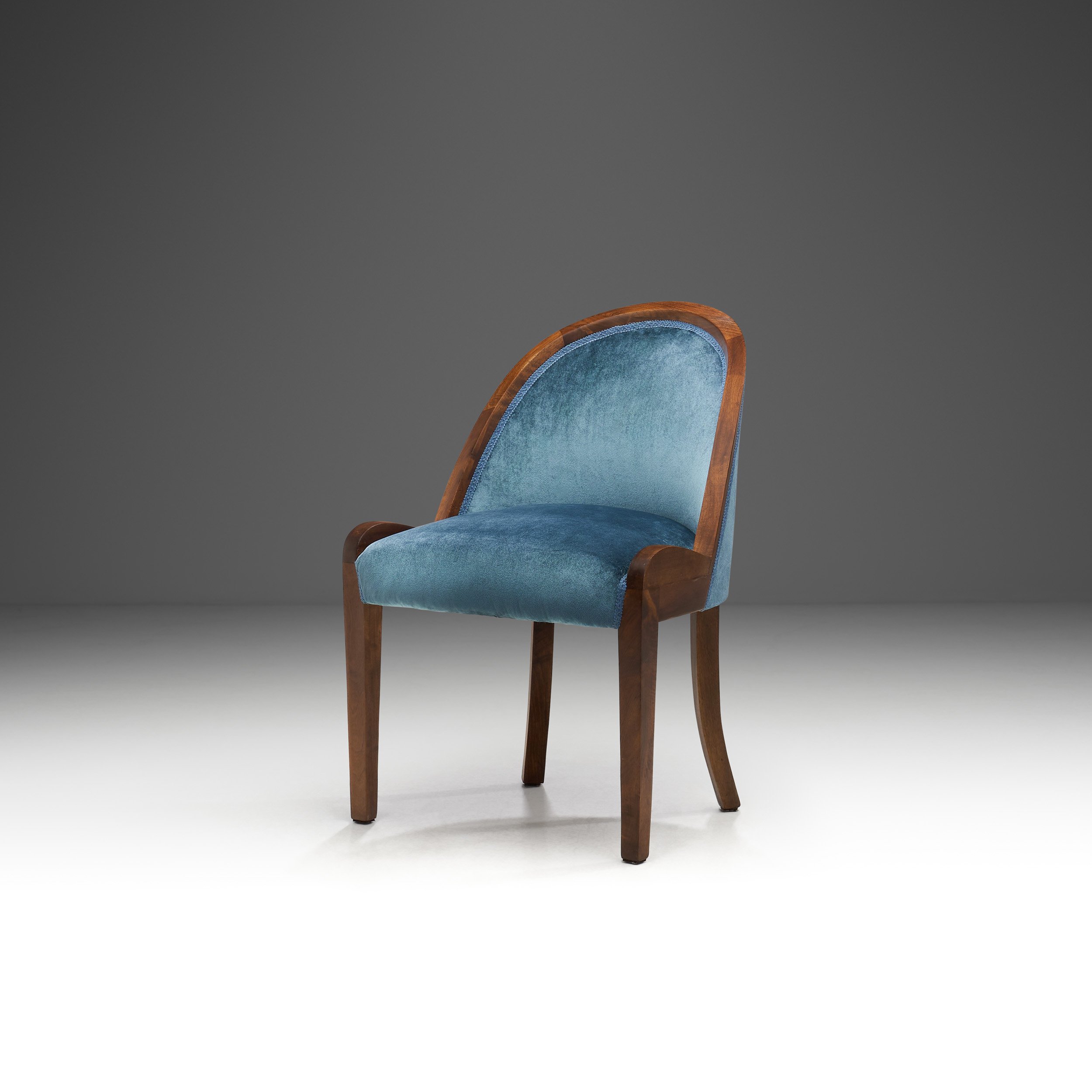Mid-Century Modern Slipper Chair, Europe 20th century (sold)