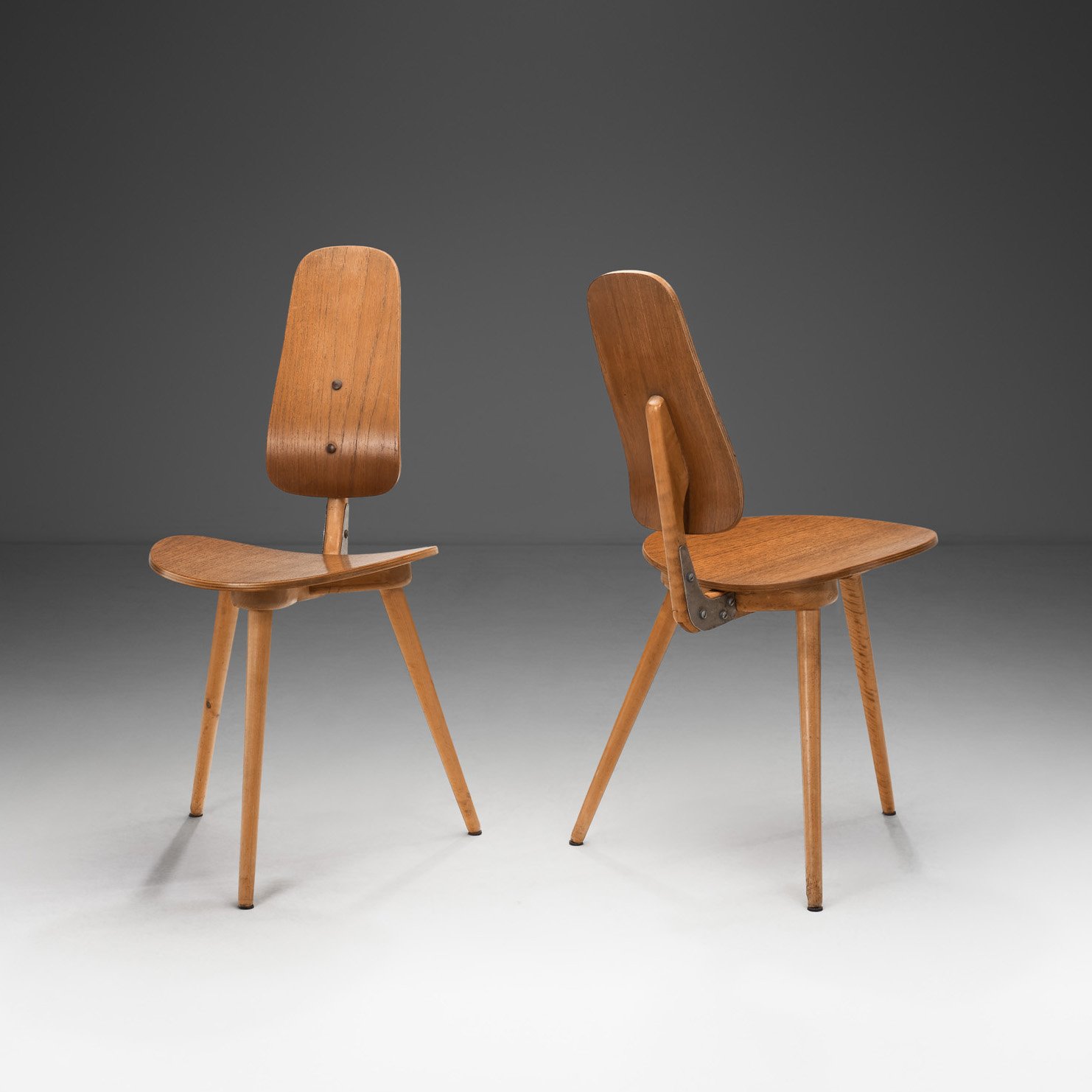 Pair of “Grill” Chairs by Bengt Ruda for Ikea, Sweden 1958