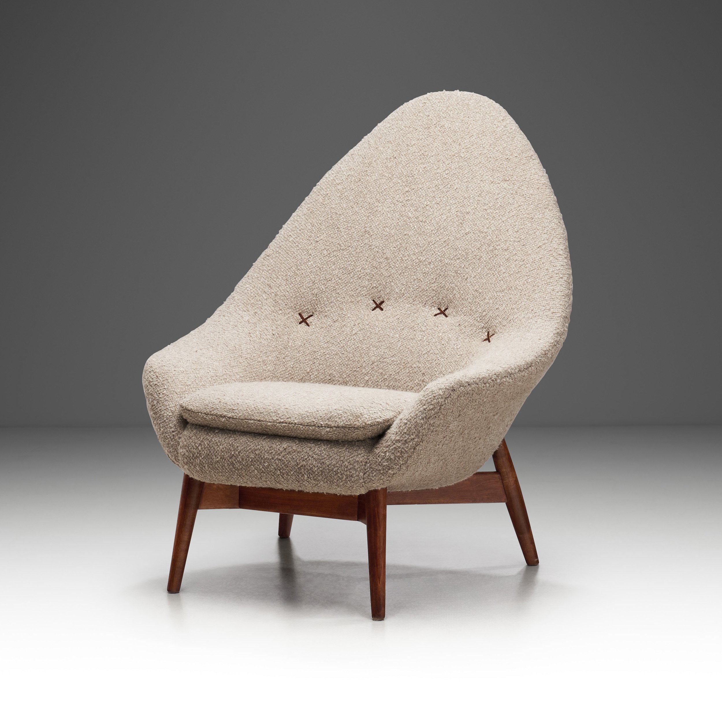 Olof Ottelin "Munk" Lounge Chair for Oy Stockmann Ab, Finland 1960s